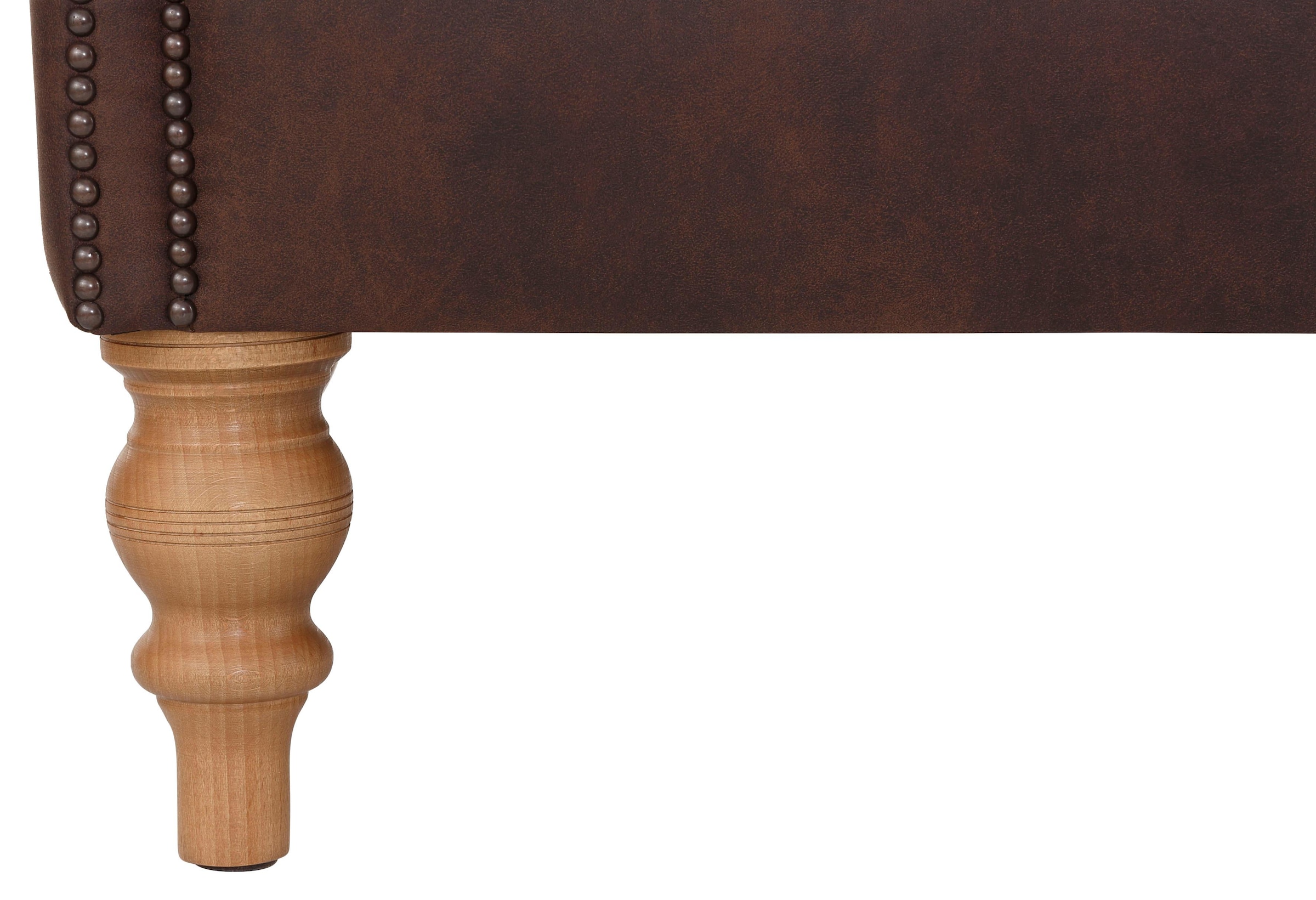 Home affaire Chesterfield-Sofa »Lord« mit echter Chesterfield-Knopfheftung und Ziernägeln