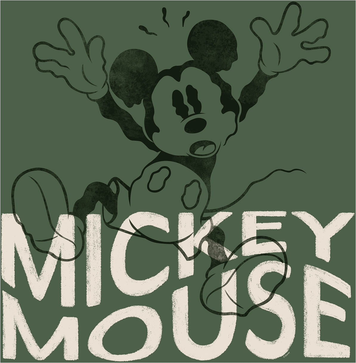 Komar Leinwandbild »Disney Mickey Mouse Wavy«, Disney, (1 St.), 40 x 60 cm (Breite x Höhe) - Kinderzimmer, Dekoration