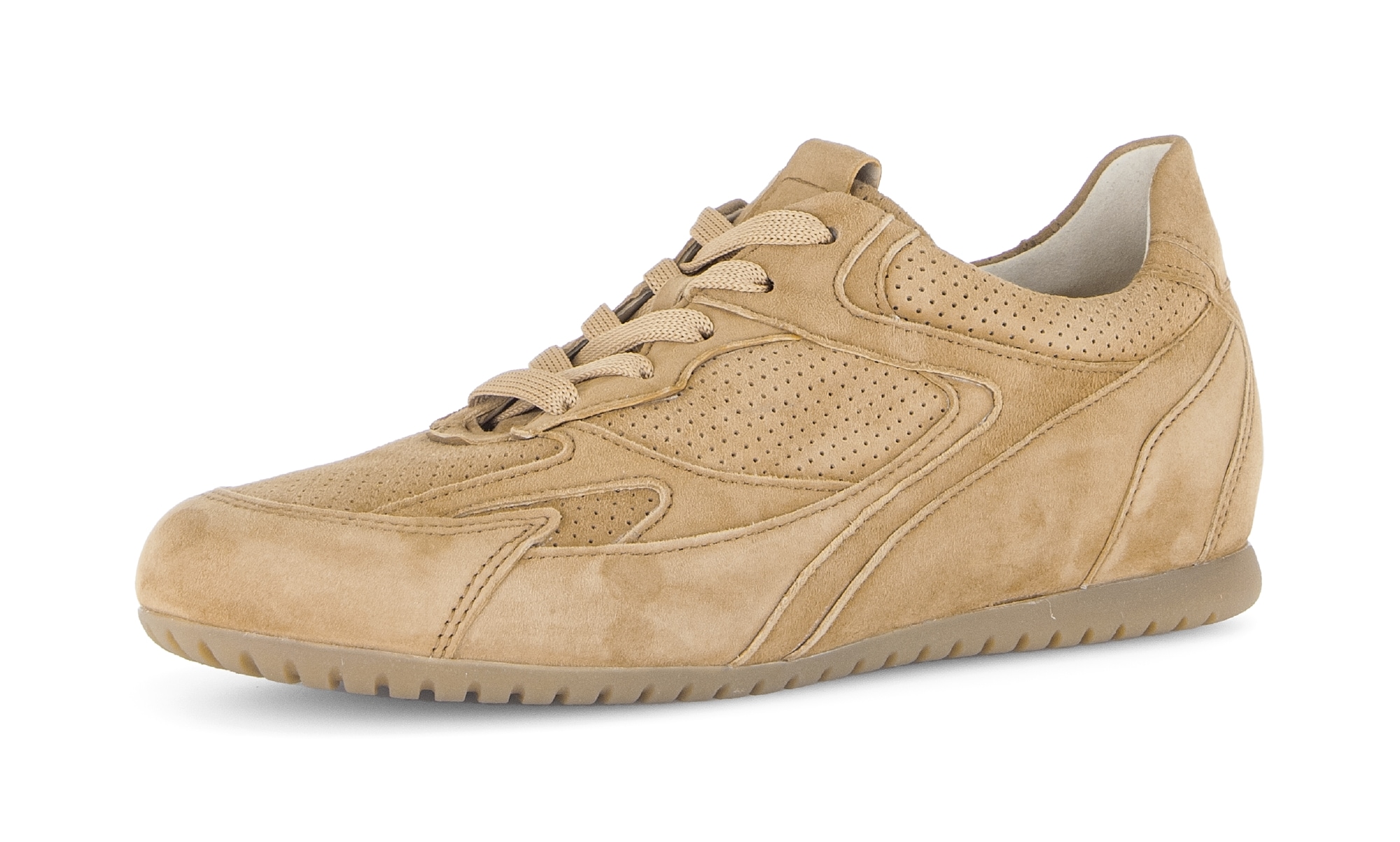 Gabor Sneaker »DAVOS«  Freizeitschuh, Halbschuh, Schnürschuh mit Lochmuster, G-Weite