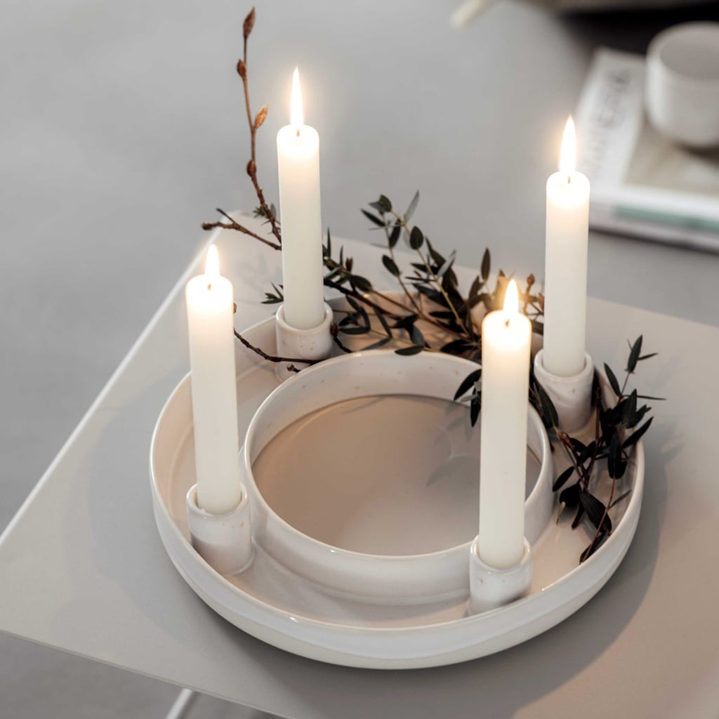 like. by Villeroy & Boch Weihnachtsfigur »Adventskranz Winter Glow ø 26,2 cm weiß«