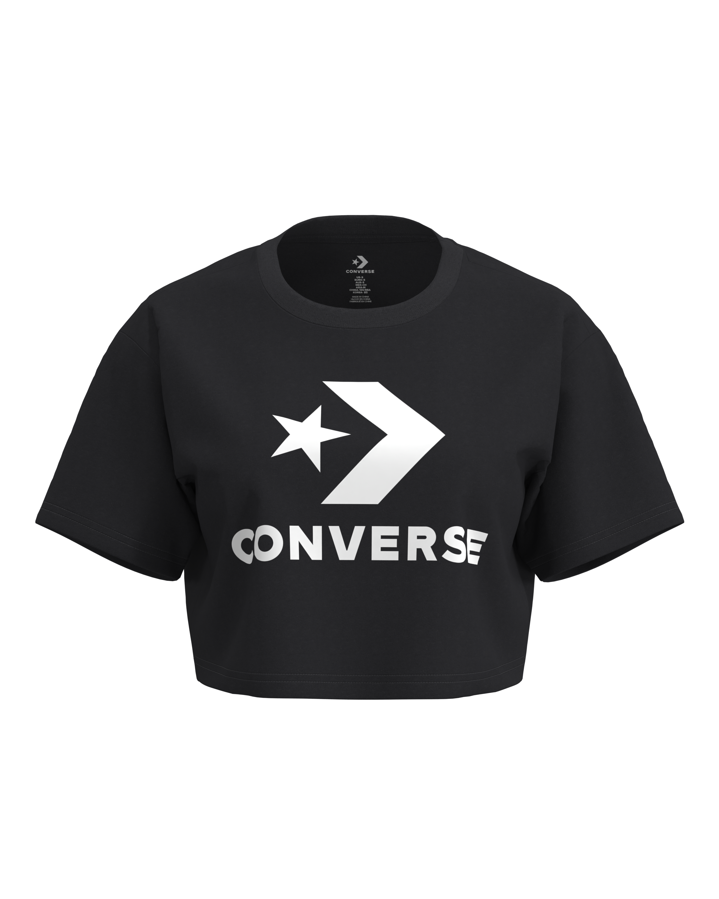 Converse T-Shirt »STAR CHEVRON SPORTY TEE« sportlicher Stil, Kurzarm, für sportliche Aktivitäten und Freizeit