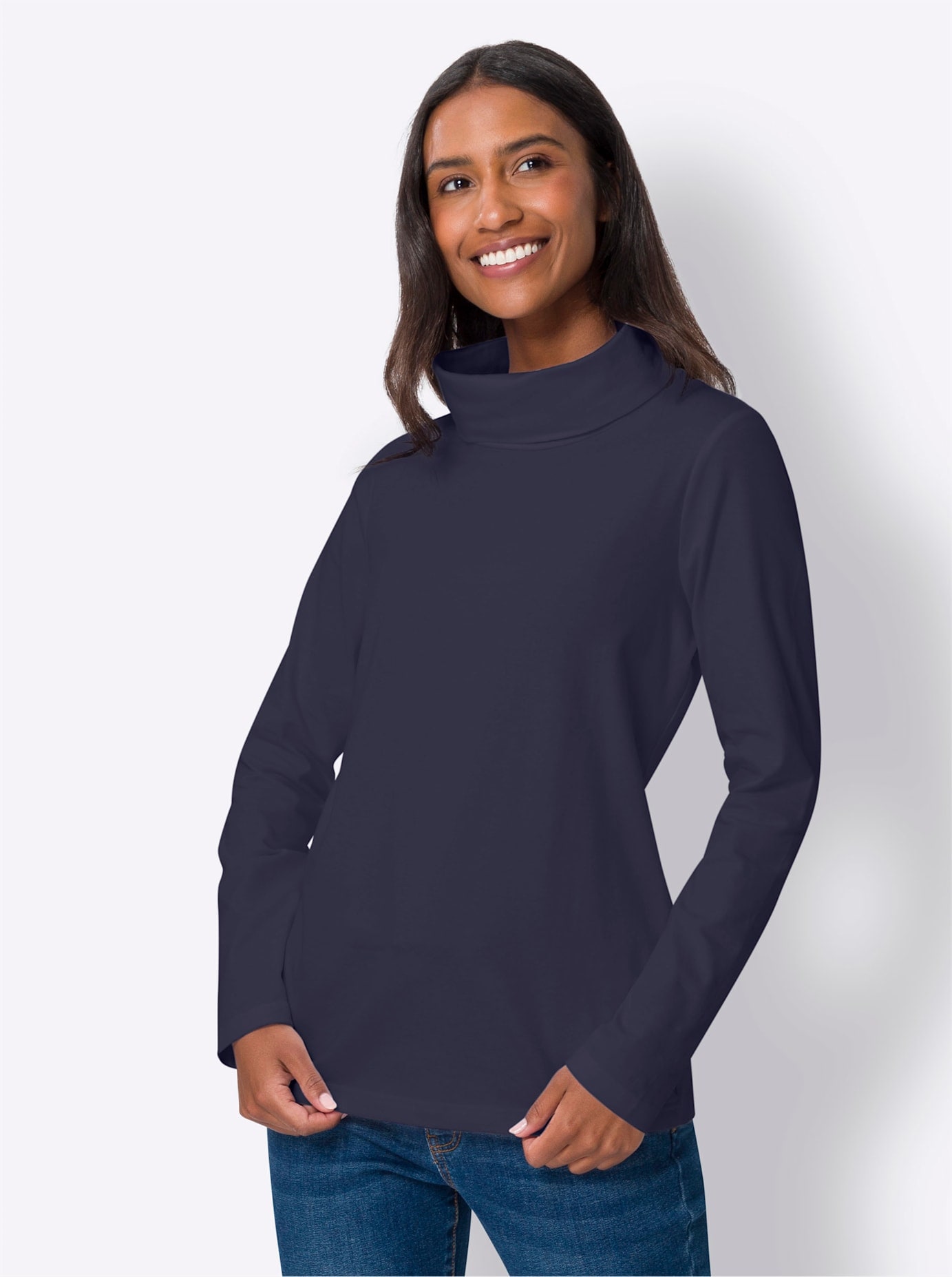 heine Rollkragenshirt »Shirt«, (1 tlg.)
