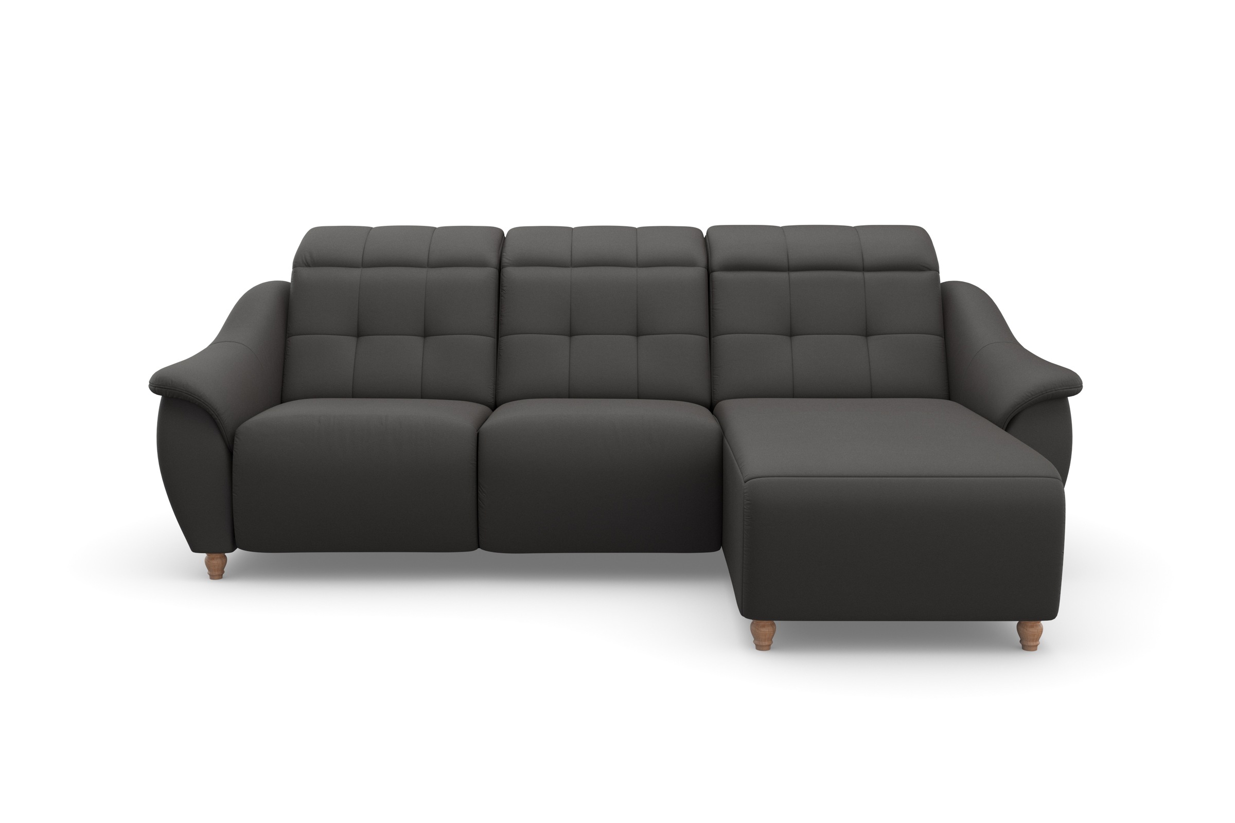 Home affaire Ecksofa »Boston L-Form«, (2 St.), Kopfteilverstellung an jeder Sitzfläche, wahlweise Relaxfunktion