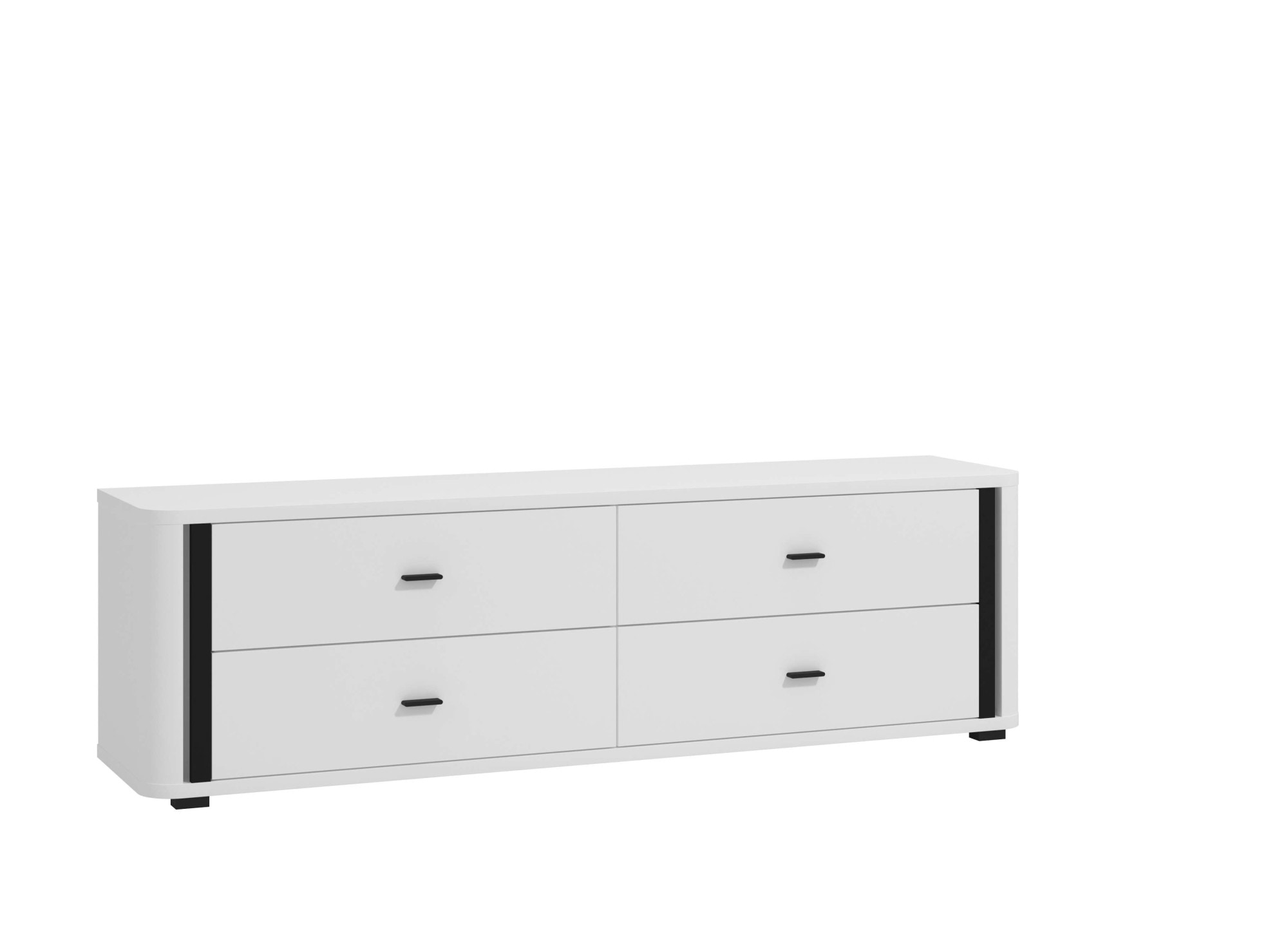 INOSIGN TV-Bank »York , TV-Kommode, TV-Schrank, TV-Bank« mit 4 geräumigen Schubladen, Breite 176,5 cm, wandmontage