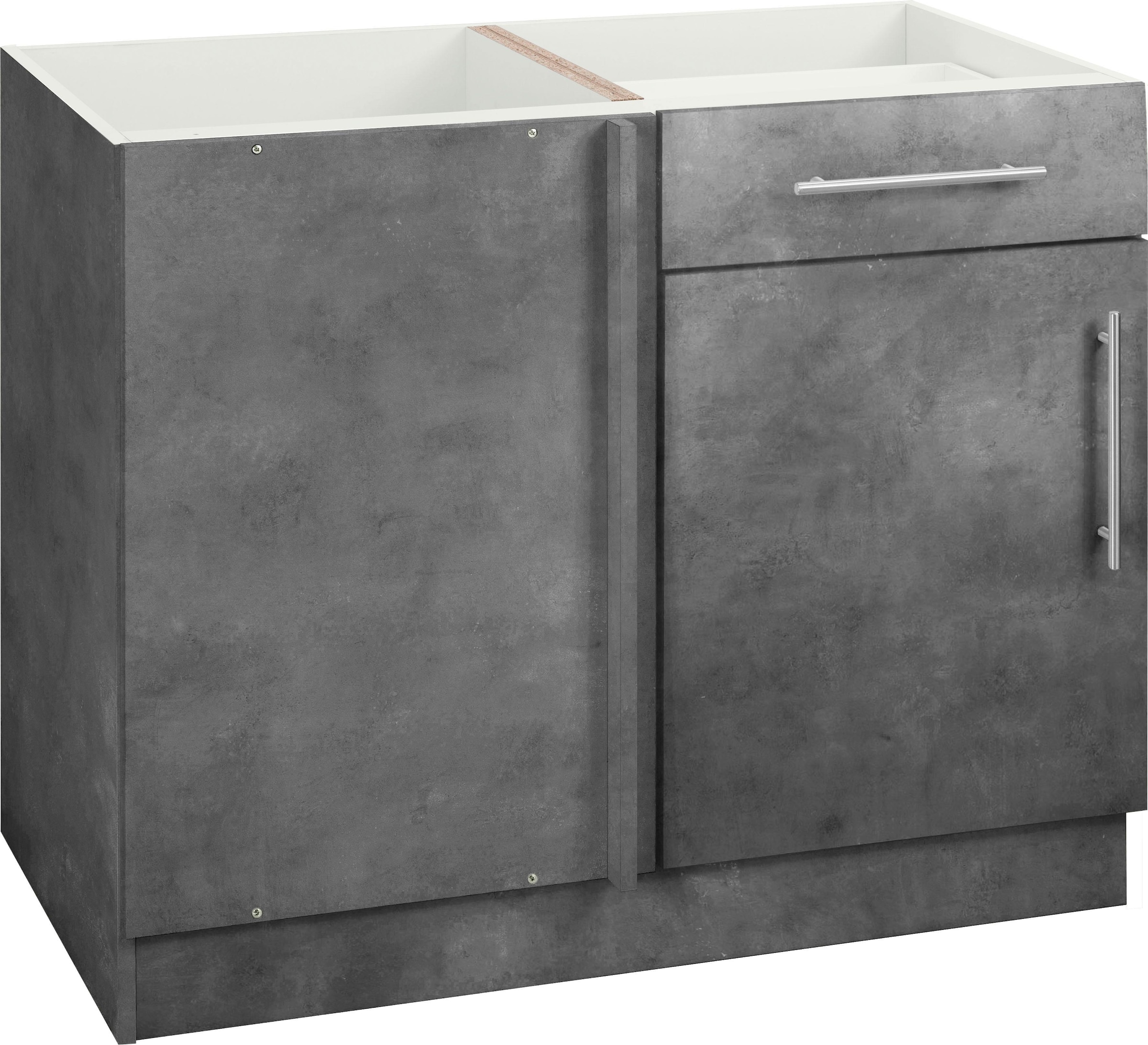 wiho Küchen Eckunterschrank »Cali«, 100 cm breit, Planungsmaß 110 cm, ohne  Arbeitsplatte online bei OTTO