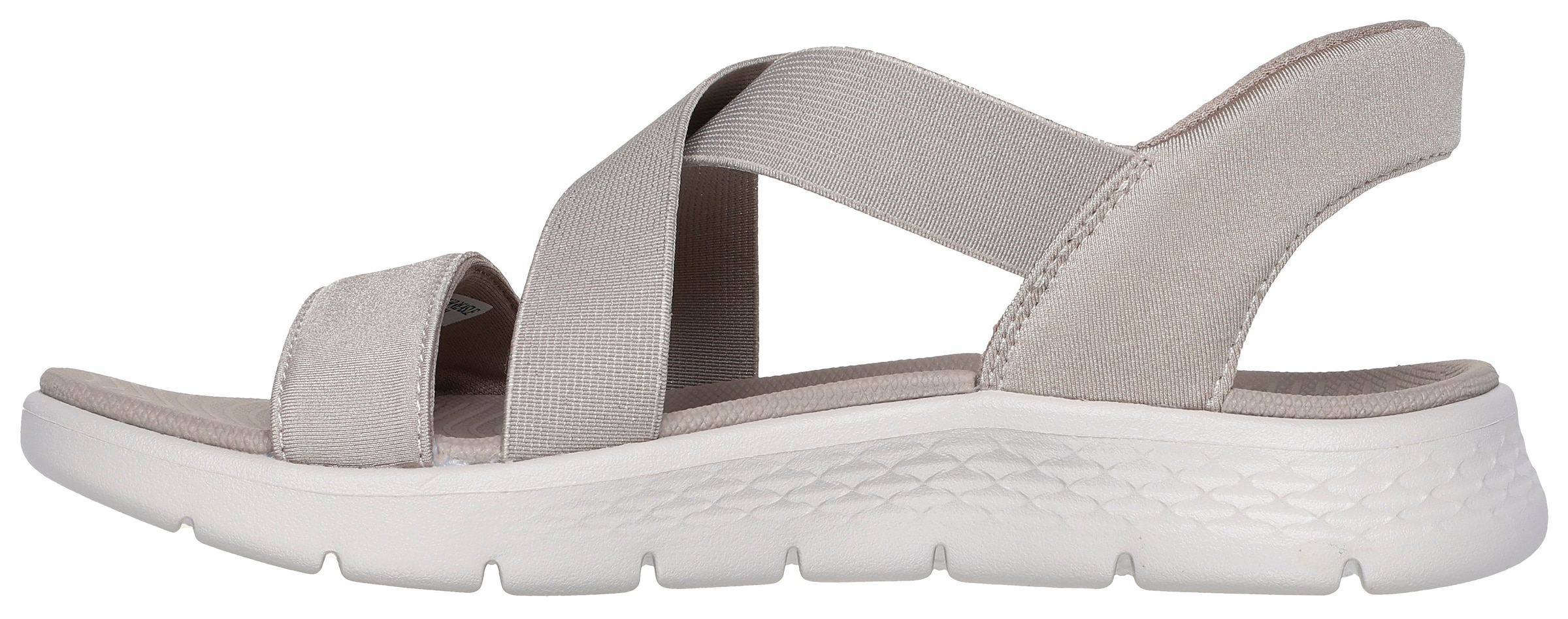 Skechers Sandale »GO WALK FLEX SANDAL-GLIMMER UP«  Sommerschuh, Schlupfschuh mit Goga Mat Foatbed