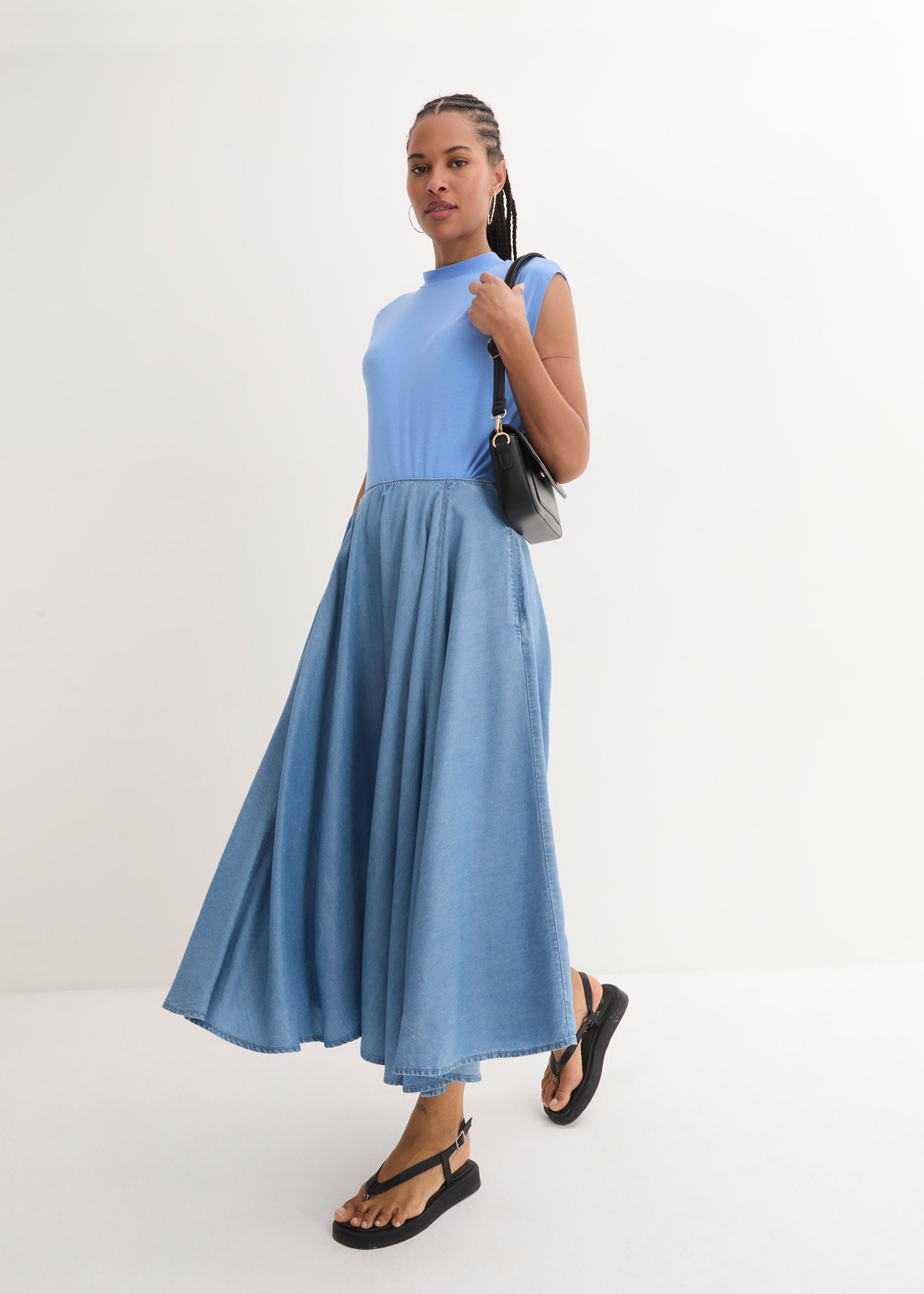 bonprix T-Shirt »T-Shirt aus softer Viskose« lässige Passform, Kurzarm, unifarben, aus Viskose