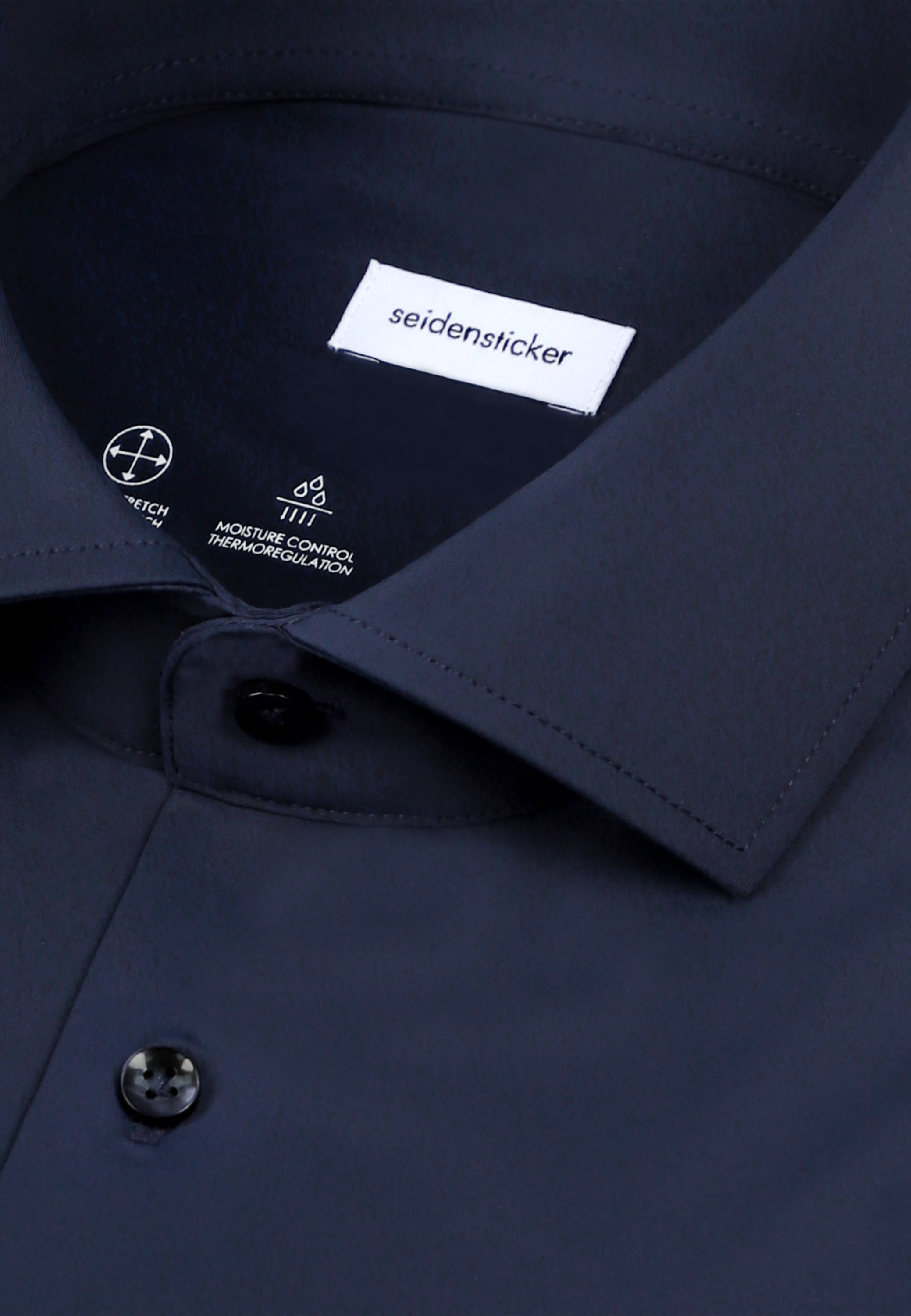 seidensticker Businesshemd »Schwarze Rose« X-Slim 1/1 Kentkragen Uni