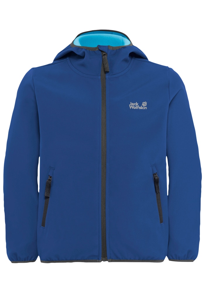 Jack Wolfskin Softshelljacke »FOURWINDS JACKET KIDS« mit Kapuze