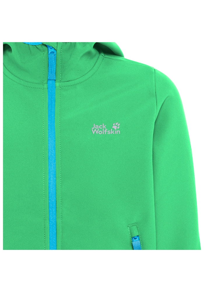 Jack Wolfskin Softshelljacke »FOURWINDS JACKET KIDS« mit Kapuze