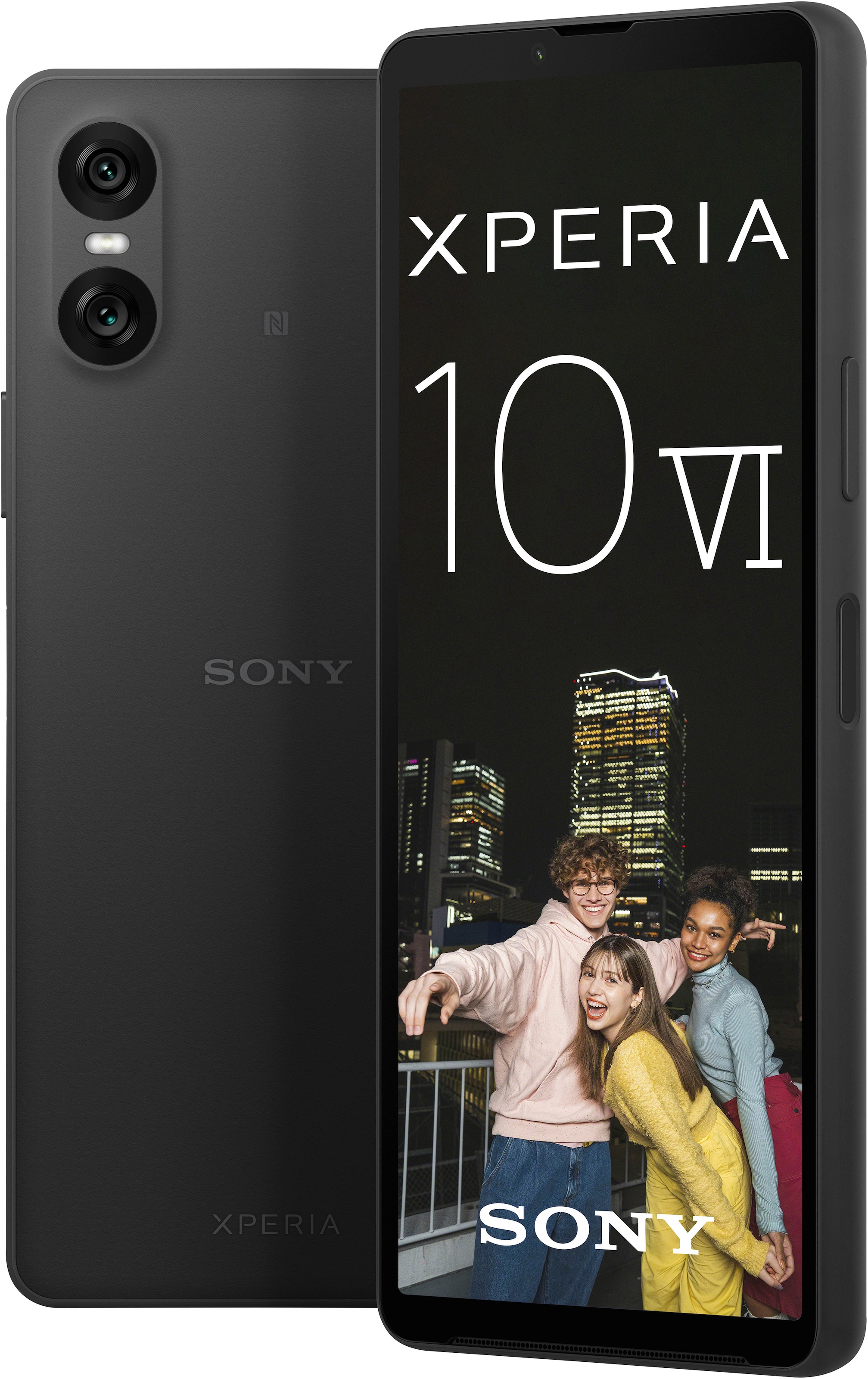 Sony Smartphone »Xperia 10 VI«, schwarz, 15,5 cm/6,1 Zoll, 48 MP Kamera