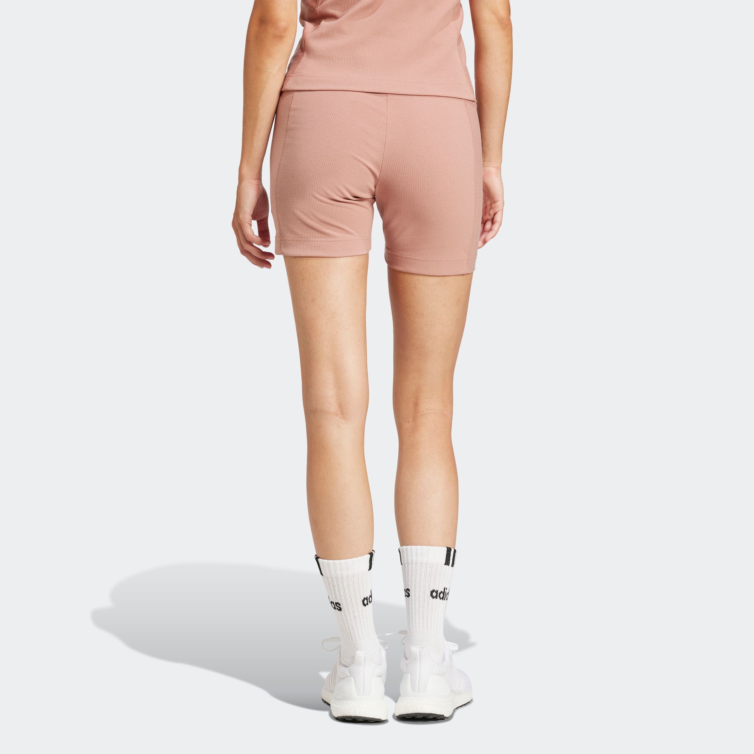 adidas Sportswear Shorts »W LNG RIB BIKER«, (1 tlg.)