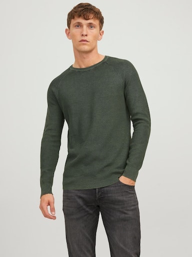 Rundhalspullover »JJEMATT KNIT CREW NECK NOOS«