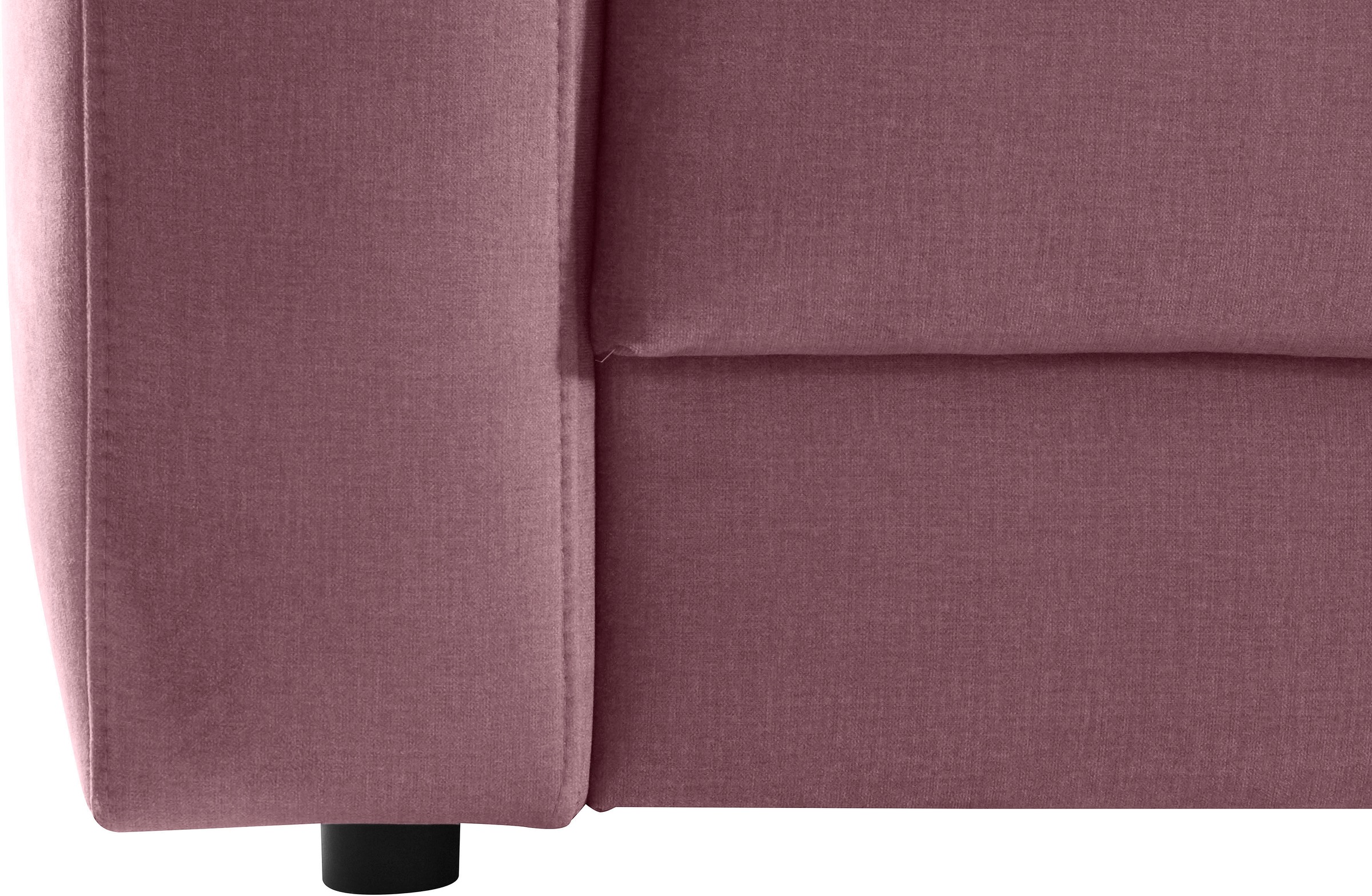 Places of Style Ecksofa »Bloomfield, L-Form«, extra tiefe Sitzfläche, wahlweise mit Sitztiefenverstellung