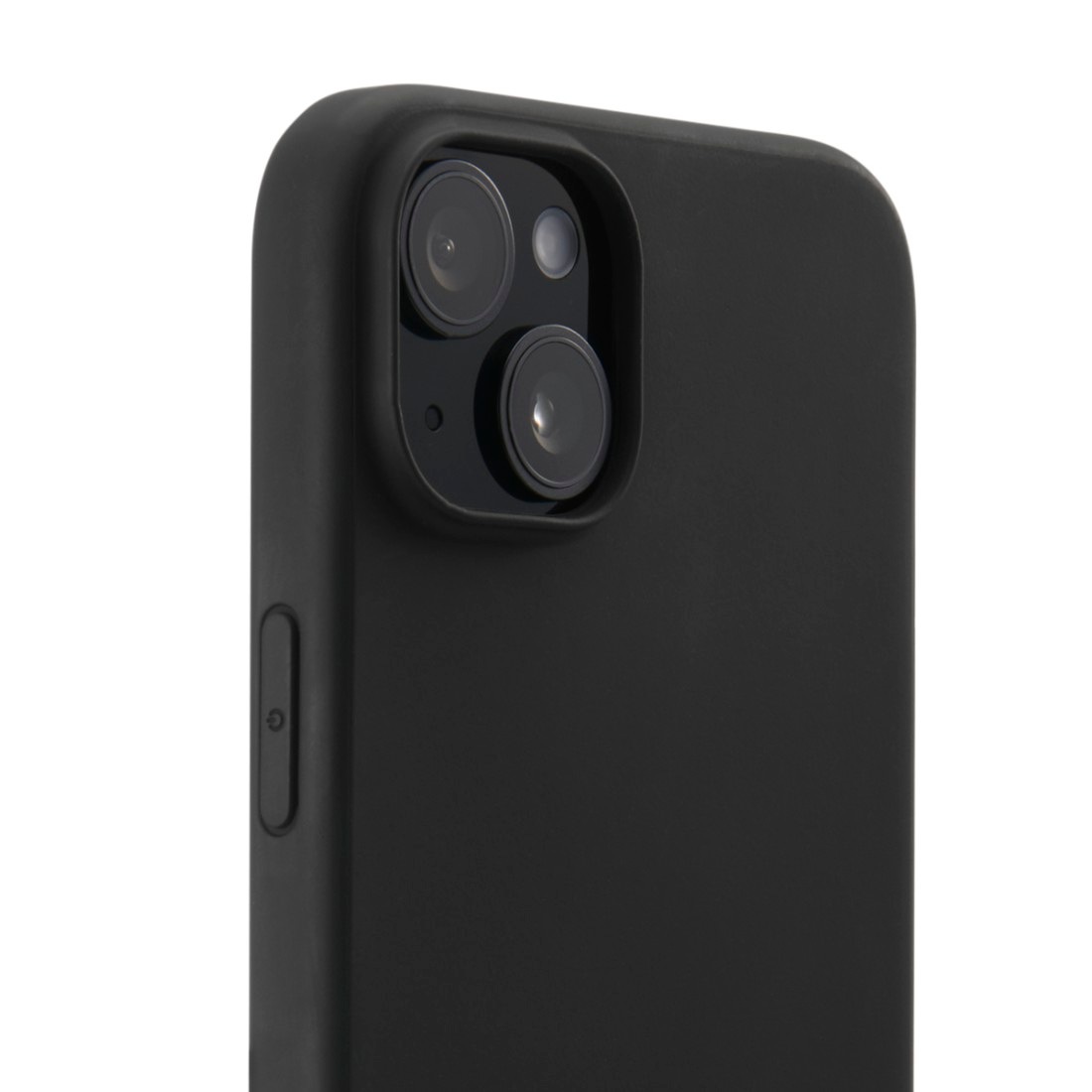 Hama Handyhülle »Handyhülle "Fantastic Feel" für Apple iPhone 15, Schwarz«, Apple iPhone 15, Kratzschutz und bezogene Seitentasten