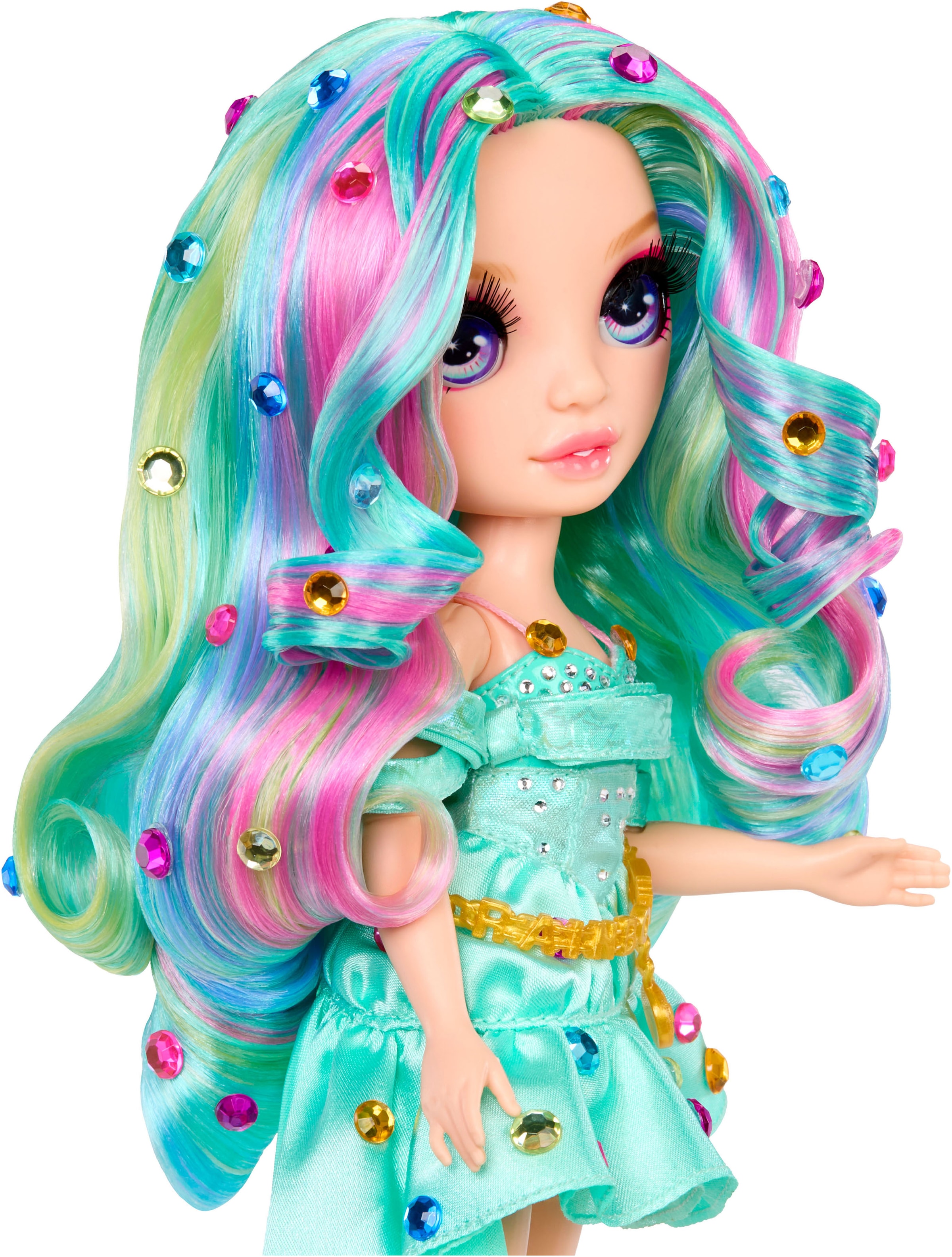 RAINBOW HIGH Anziehpuppe »Rainbow High Be Dazzling Fashion Dolls- Celine Turquoise«