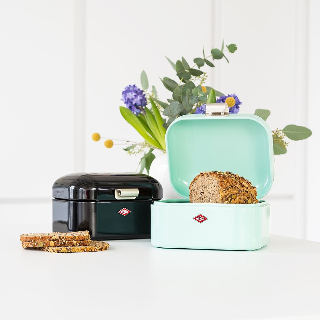 WESCO Brotkasten »Mini Grandy« Metallscharniere, Gummistopper, Lüftungsloch / Griff, 2 L