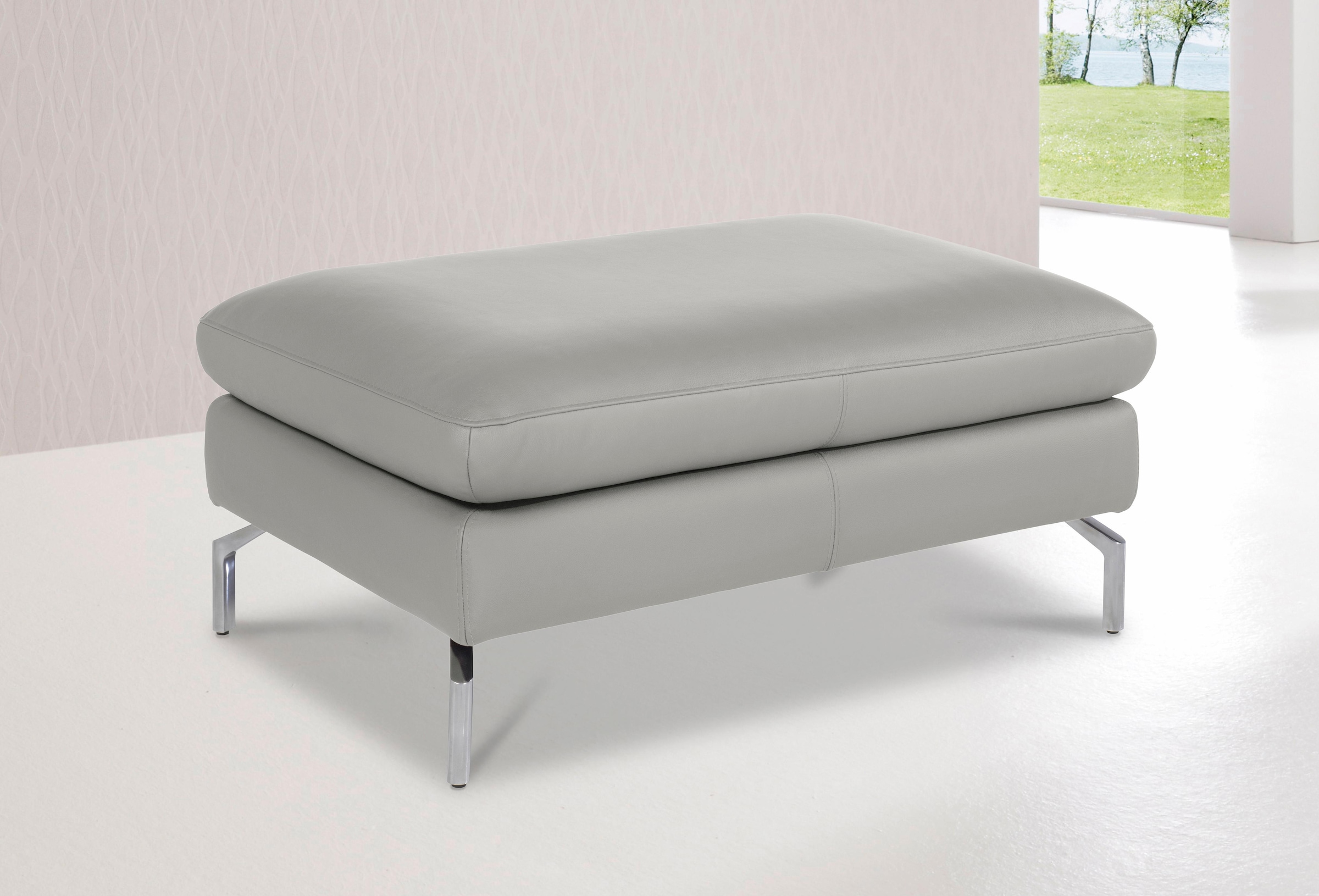 CALIA ITALIA Hocker »Dave mit edlem Metallfuß«