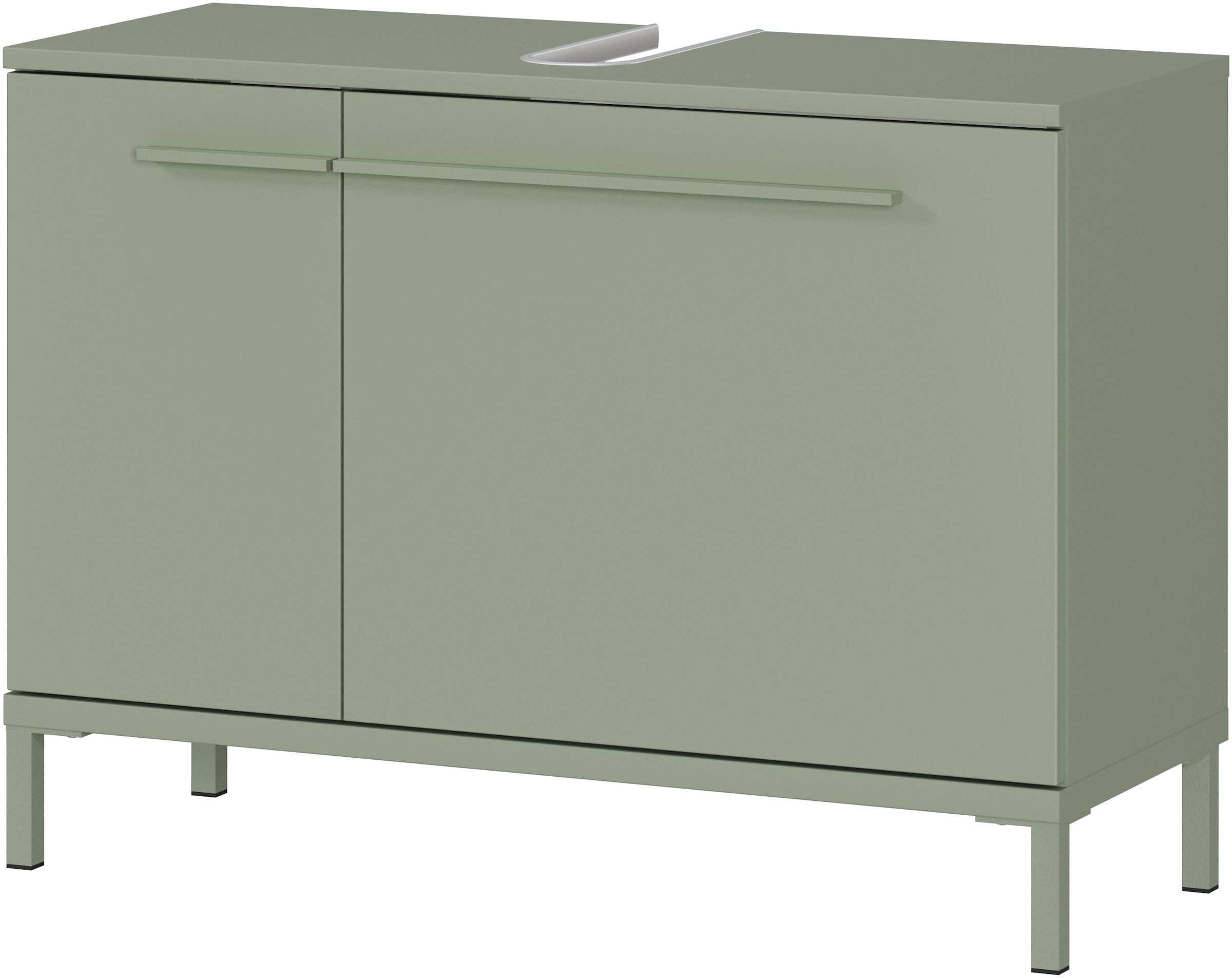 GERMANIA Waschbeckenunterschrank »Waschbeckenunterschrank« 1 Stk. tlg. Waschbeckenunterschrank mit Siphonausschnitt
