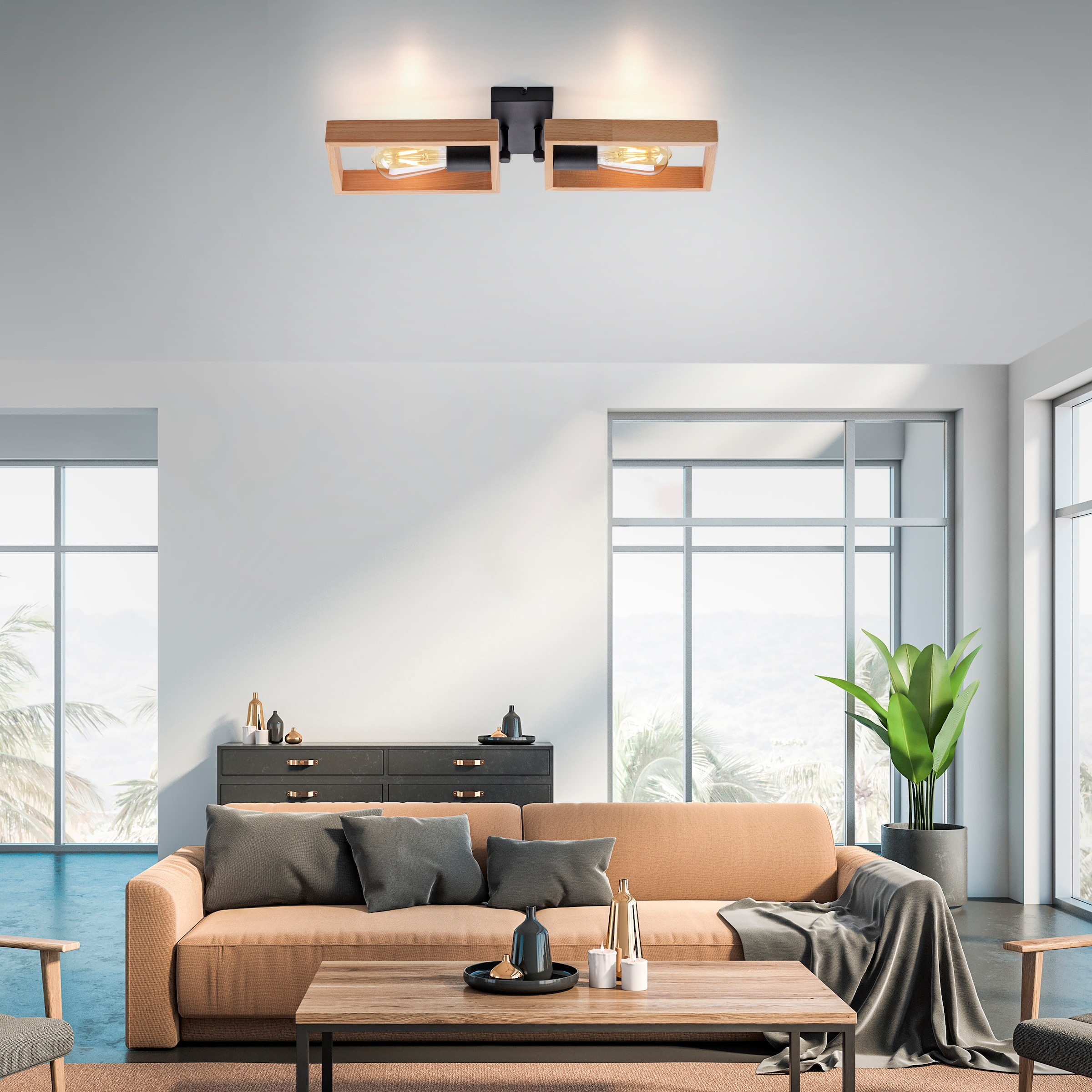 JUST LIGHT Wandleuchte »FRANKY« E27 1 Stk. ExklusiveE27