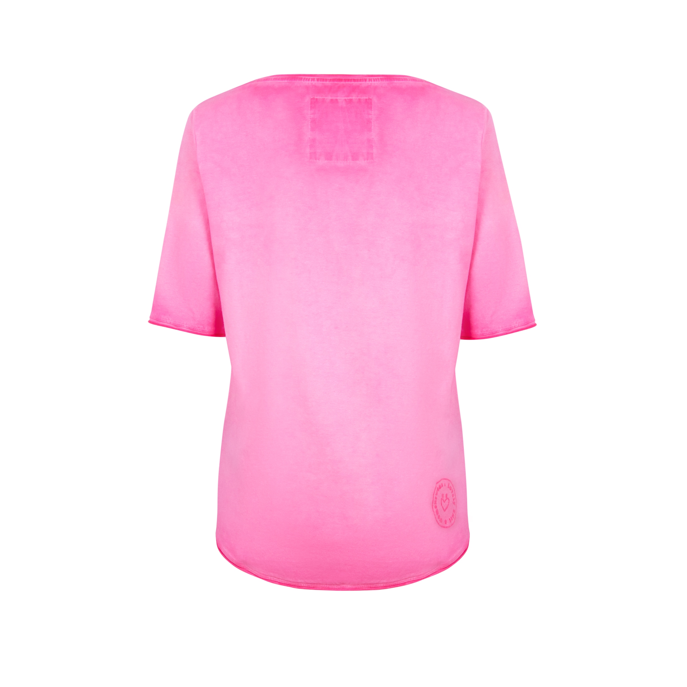 Lieblingsstück Rundhalsshirt »CandiceEP«, mit Statement-Stickerei und im Batik-Look
