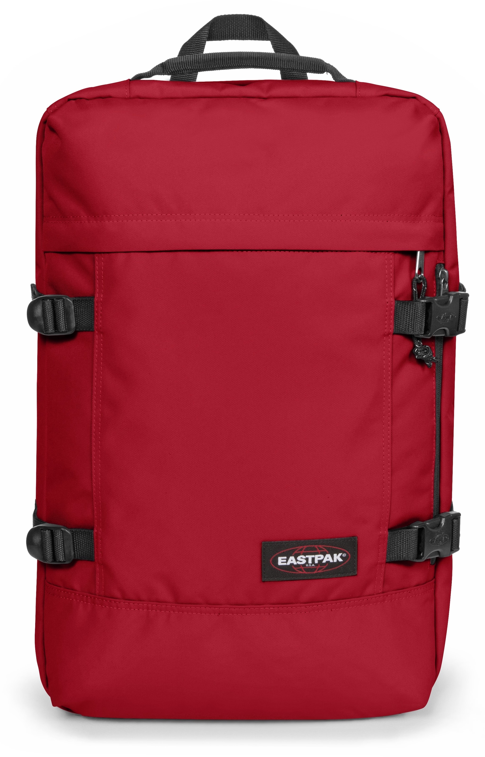 Eastpak Weichgepäck-Trolley »TRAVELPACK SCARLET RED«, Reisegepäck Duffle-Tasche Rucksack Freizeitrucksack