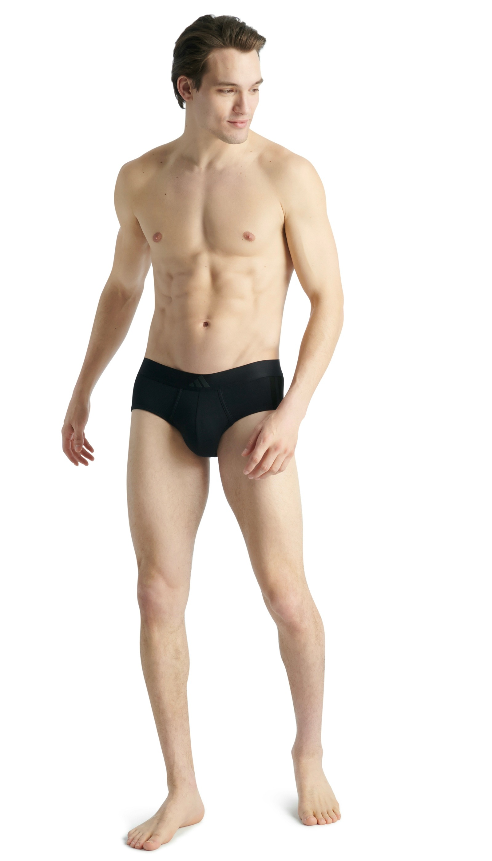 adidas Sportswear Slip »"Active Flex Cotton 3 Stripes"«, (2er Pack), Elastischer Logobund