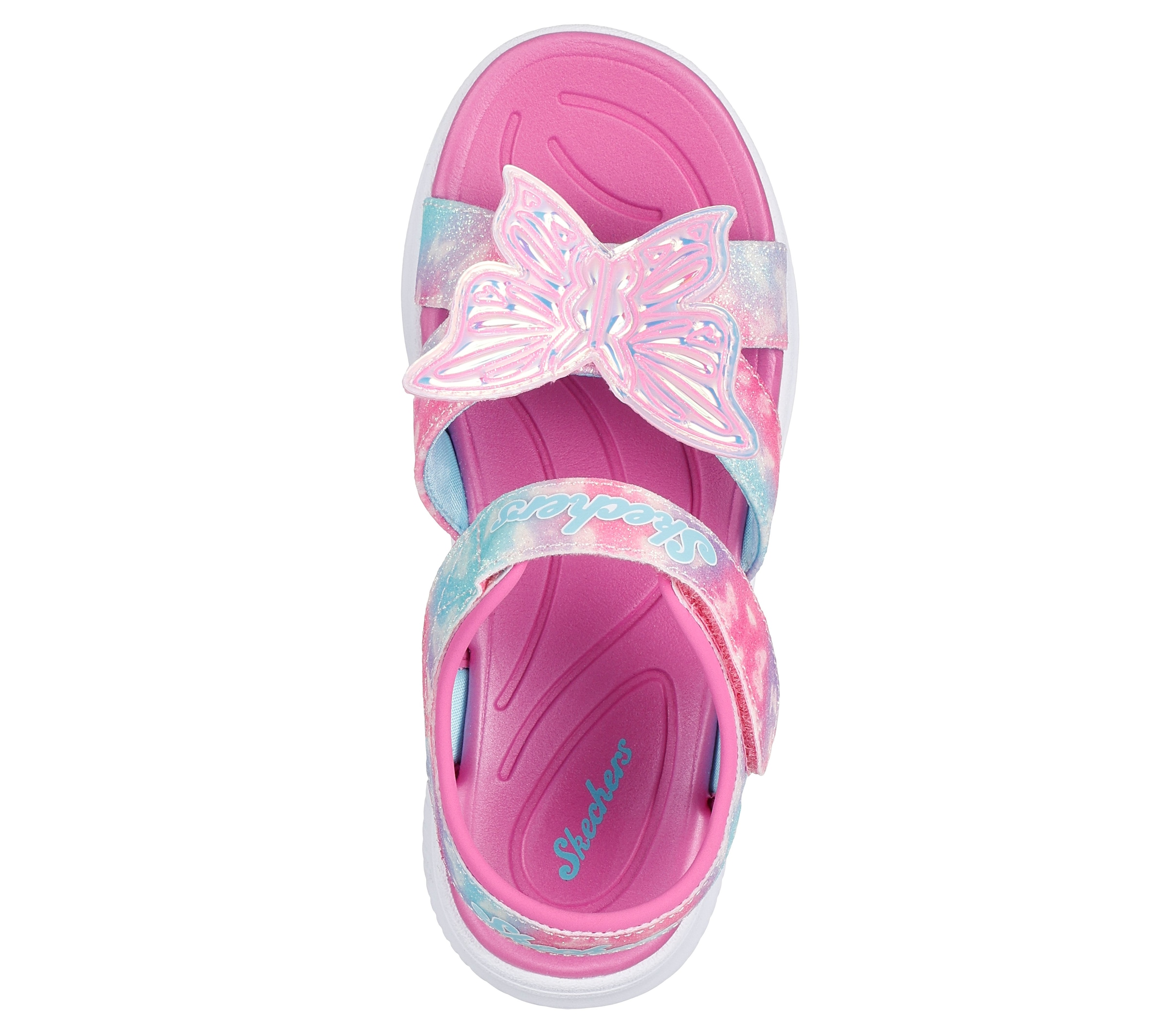 Skechers Sandale »JUMPSTERS SANDAL-BUTTERFLY BRITES«  Sommerschuh mit Schmetterling, Größenschablone zum Download
