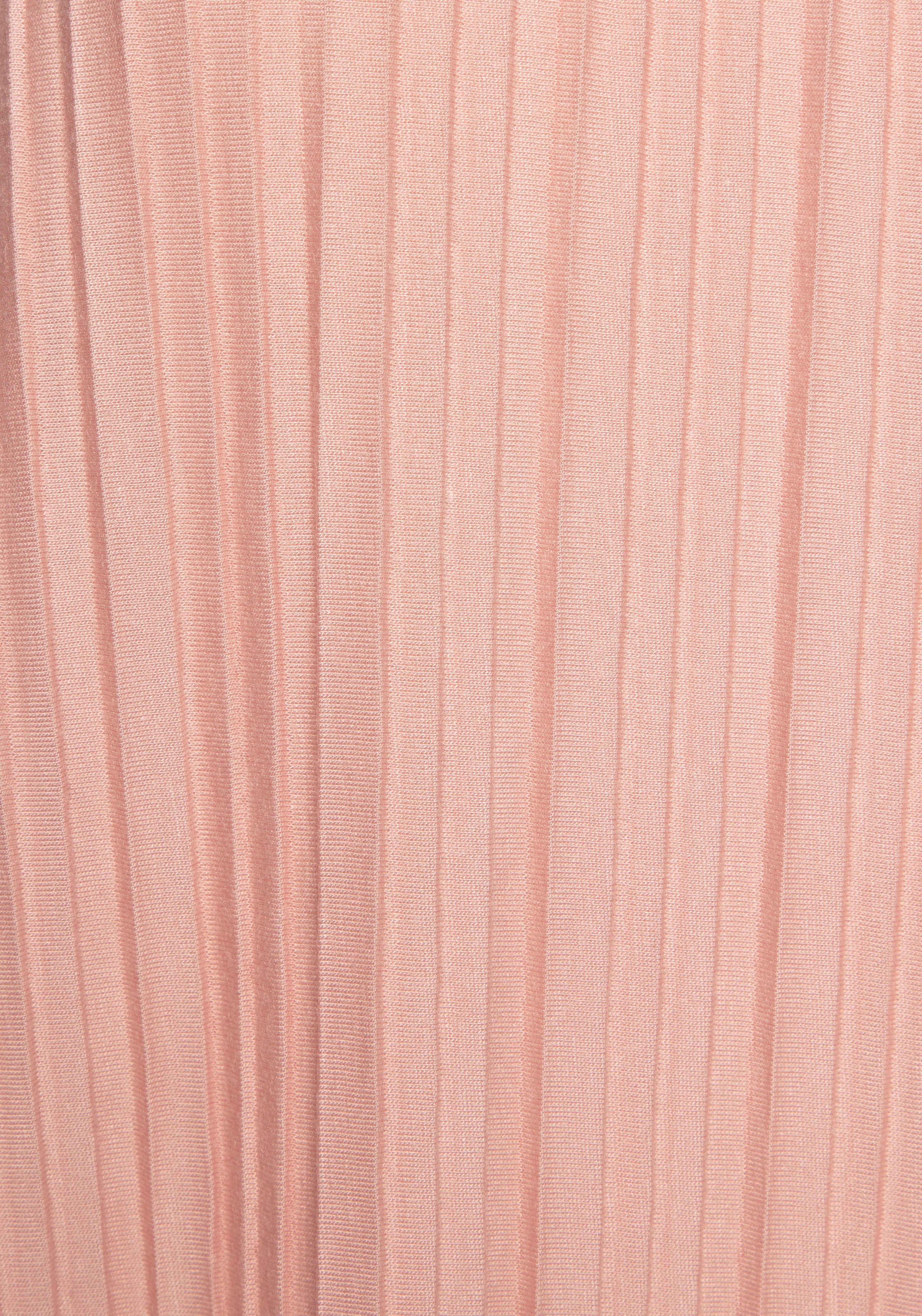 LASCANA Pliseetop aus angenehmer Viskose-Mischqualität