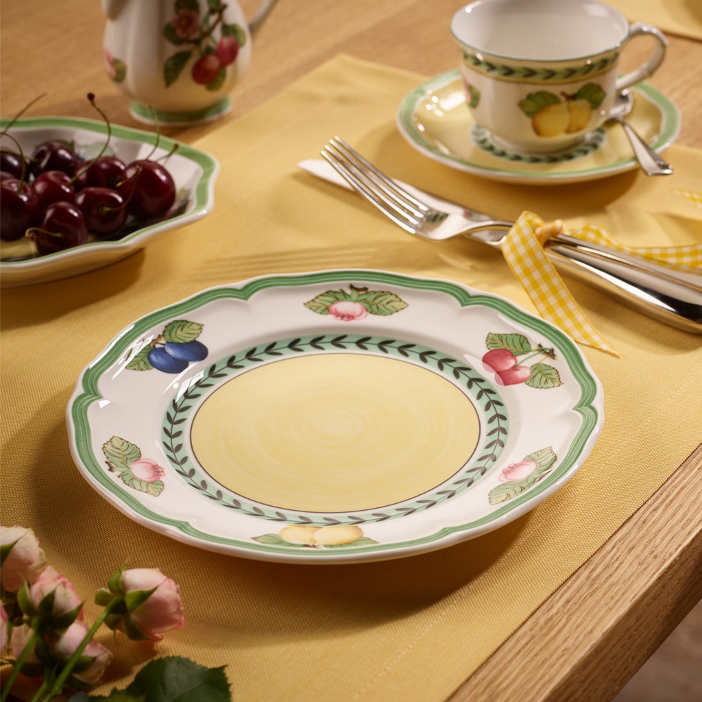 Villeroy & Boch Frühstücksteller »Frühstücksteller French Garden Fleurence ø 20,7 cm 6er Set bunt«