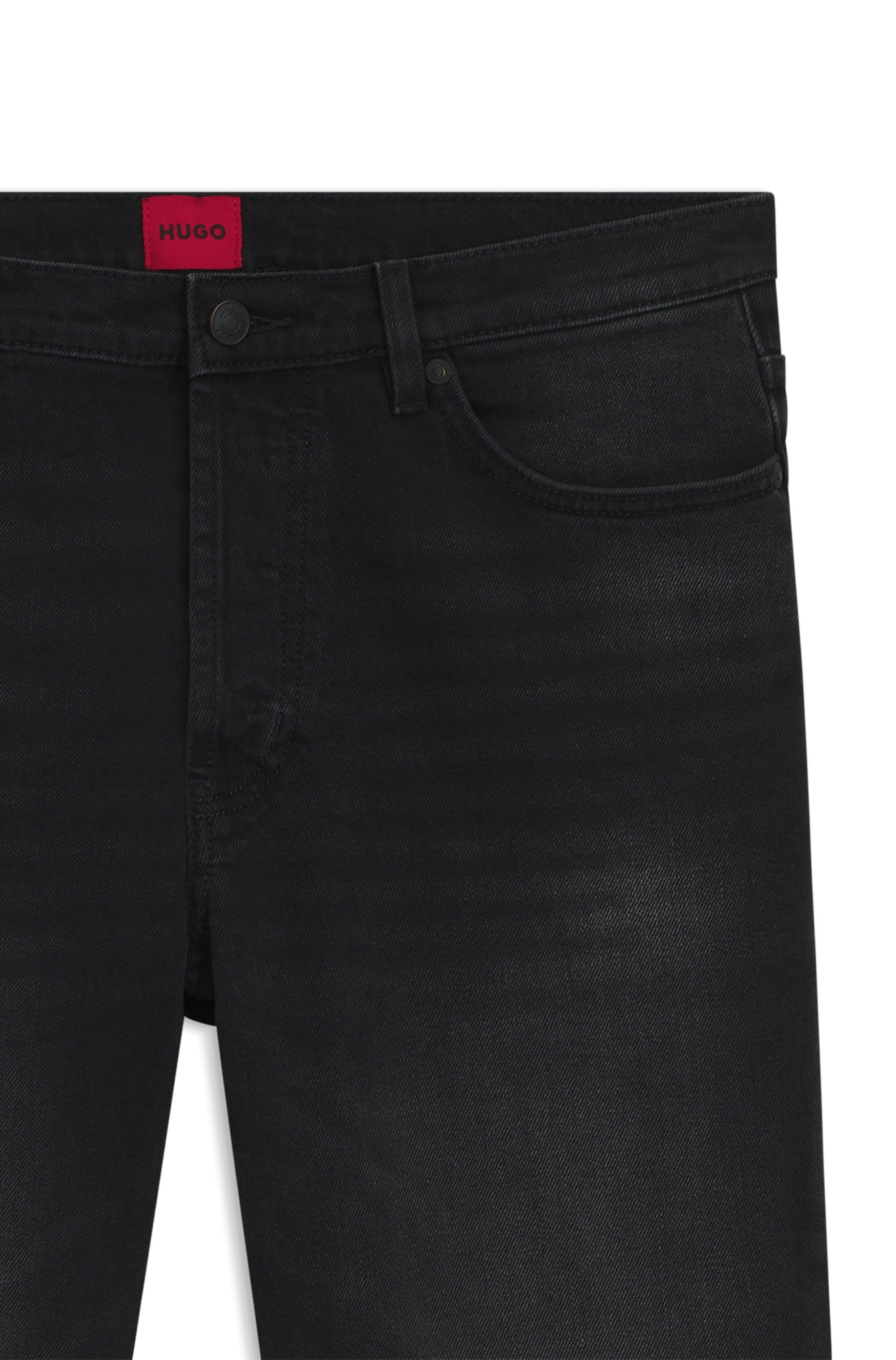 HUGO Tapered-fit-Jeans »HUGO 634« aus Stretch-Denim, mit Knopfleiste