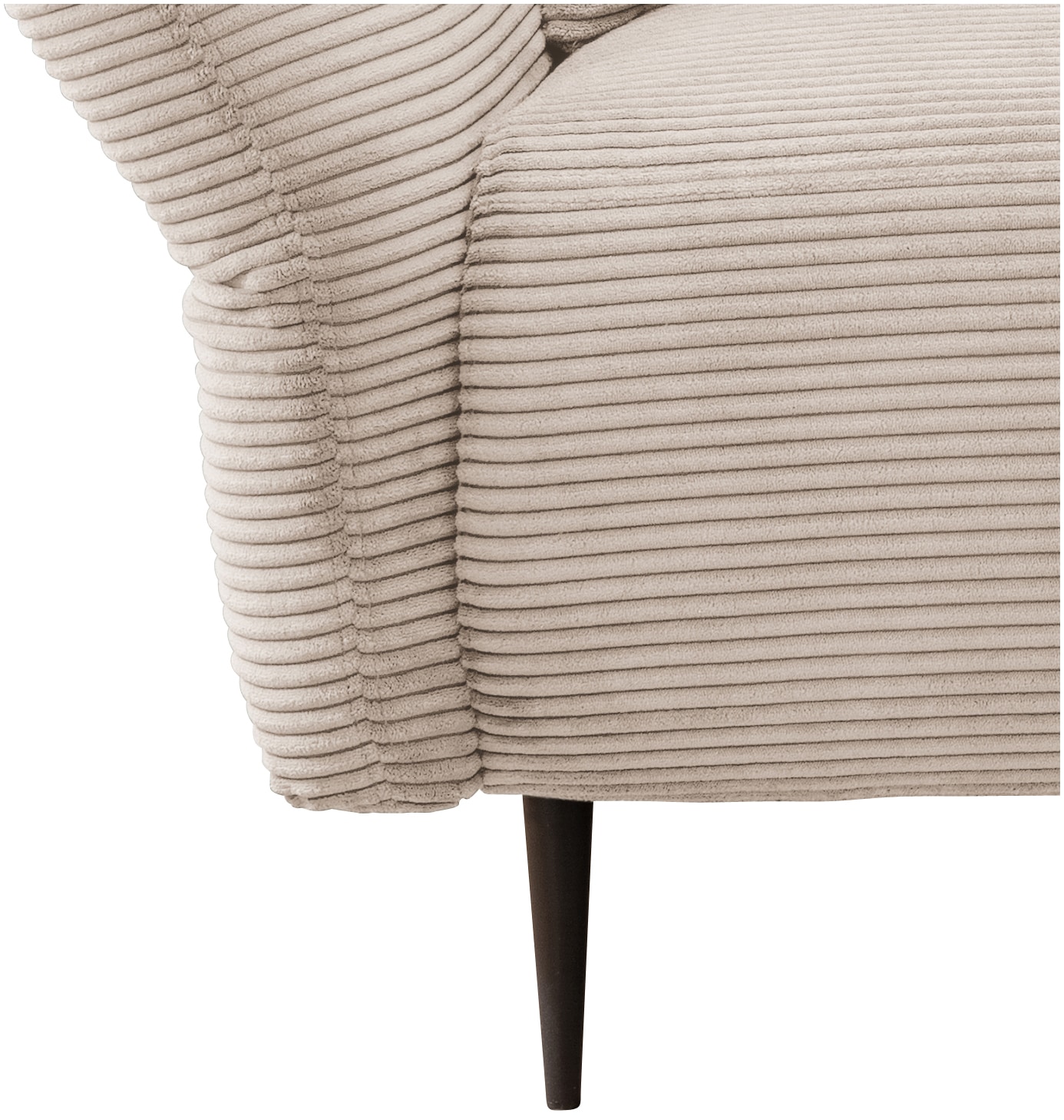 Home affaire Polstergarnitur »Lazio modern und bequem, schmale Armlehnen, tolle Detailverarbeitung« Set, 3-Sitzer und 2-Sitzer, 2 Stk. tlg. zwei verschiedene Fußfarben wählbar