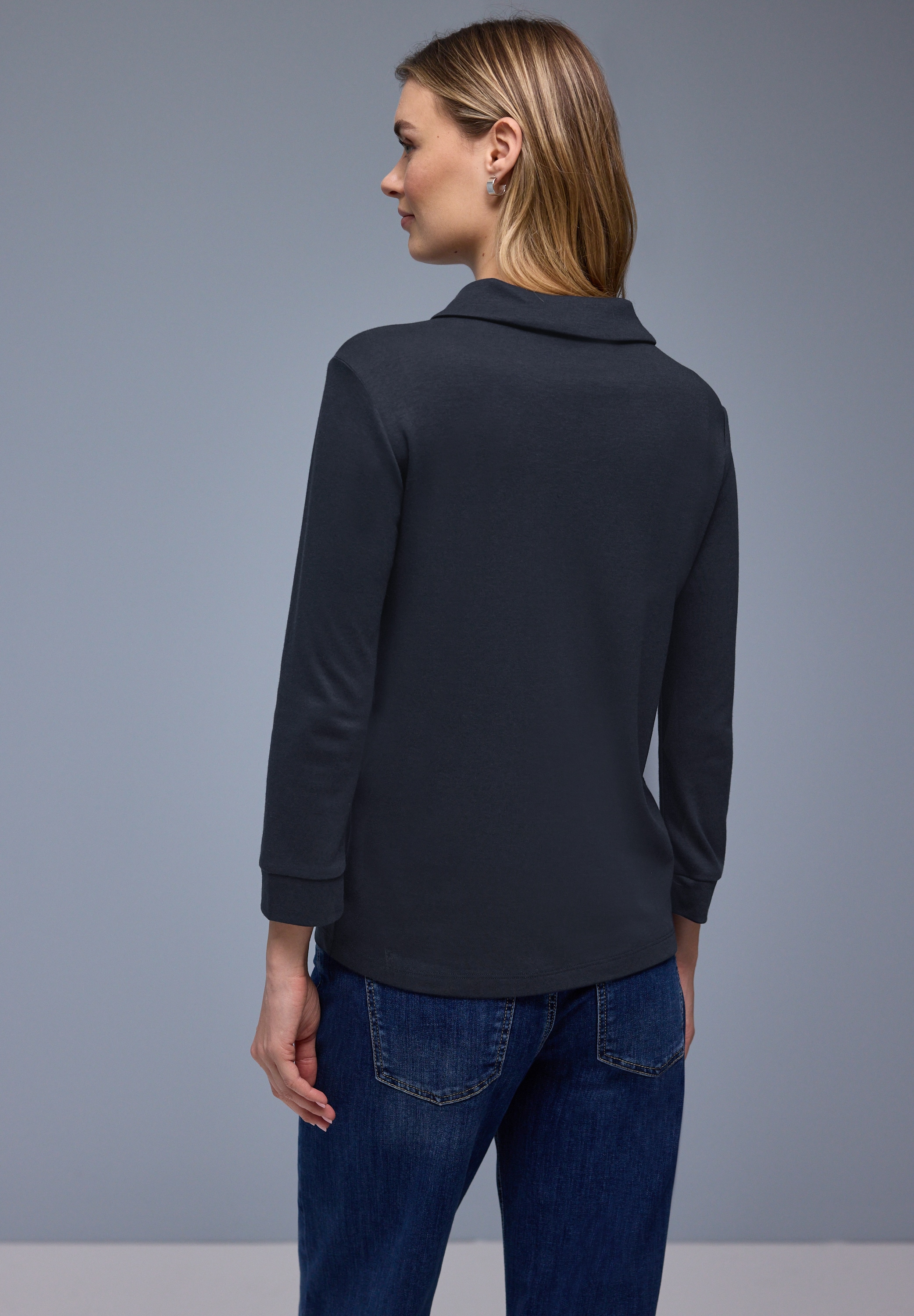 STREET ONE Poloshirt mit Zipper