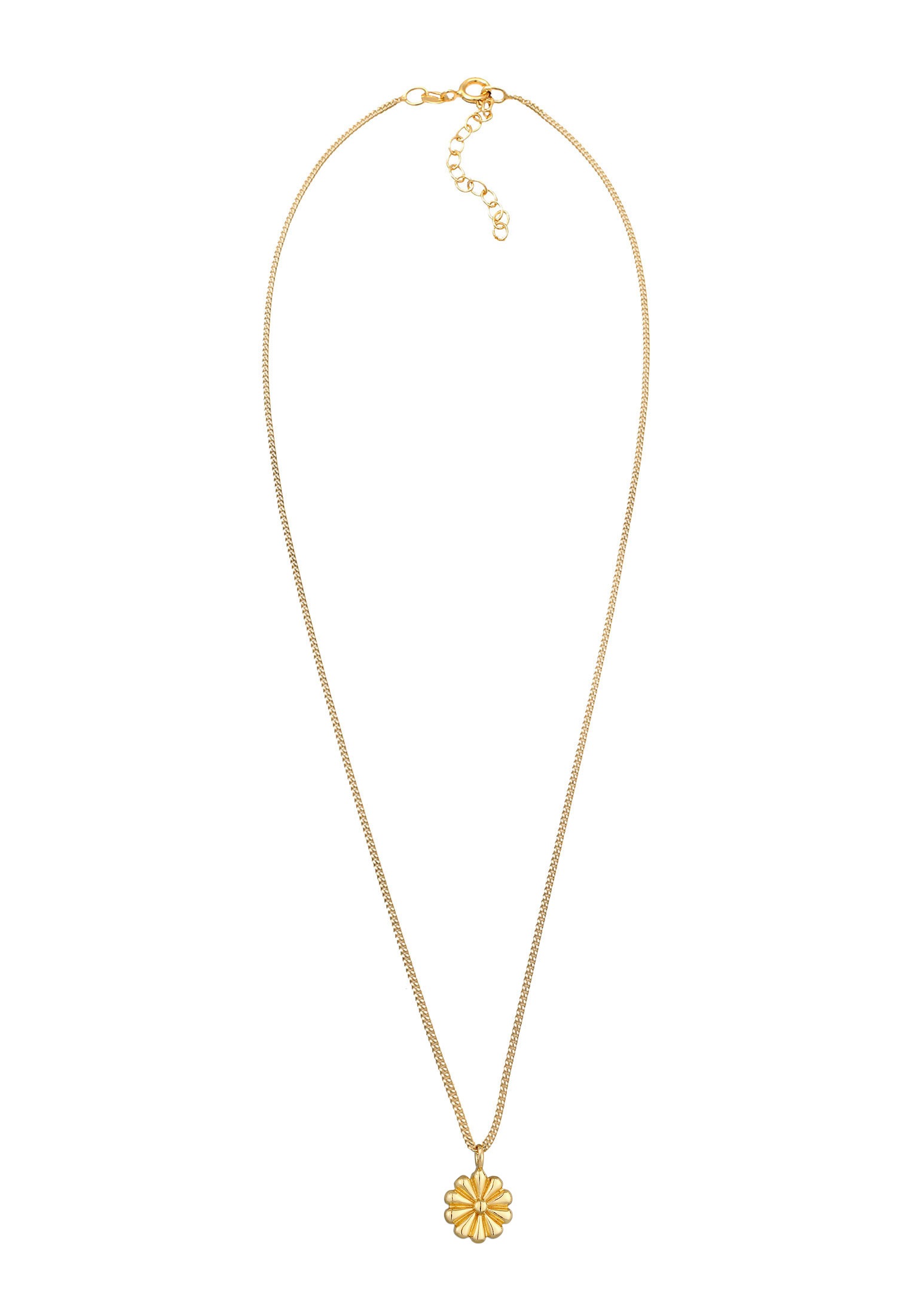 Elli Kette mit Anhänger »Halskette Blume Flower Floral 925 Silber«