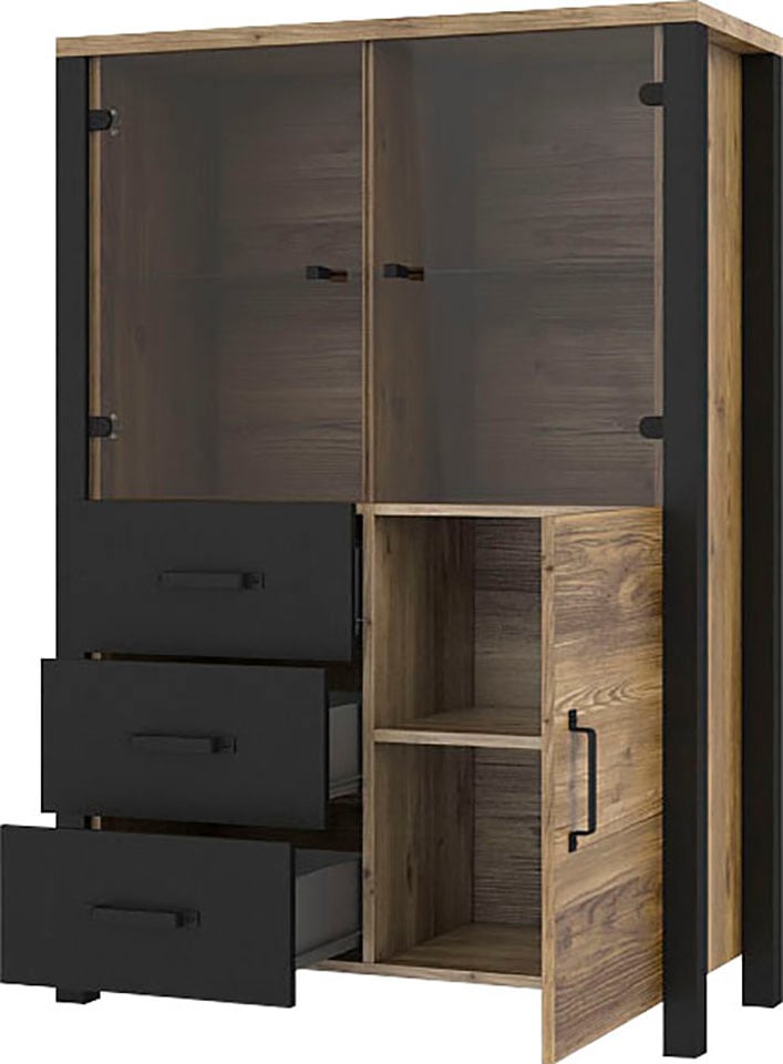 Home affaire Vitrine »Olin«, Höhe 146 cm