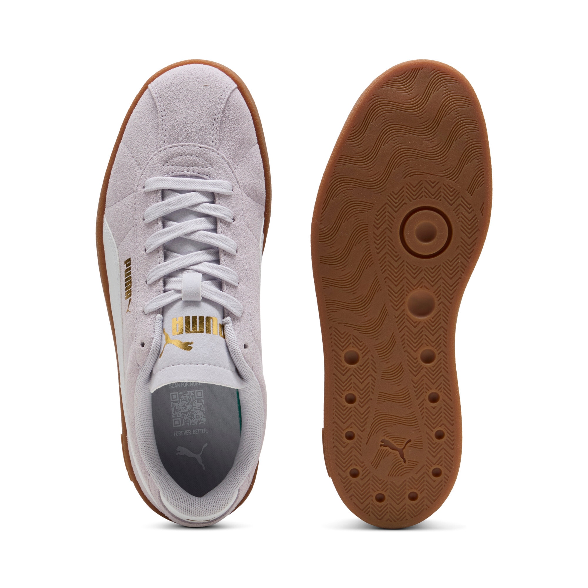 PUMA Sneaker »CLUB II«  aus Leder, mit Schnürverschluss, mit profiliertem Laufsohlenprofil