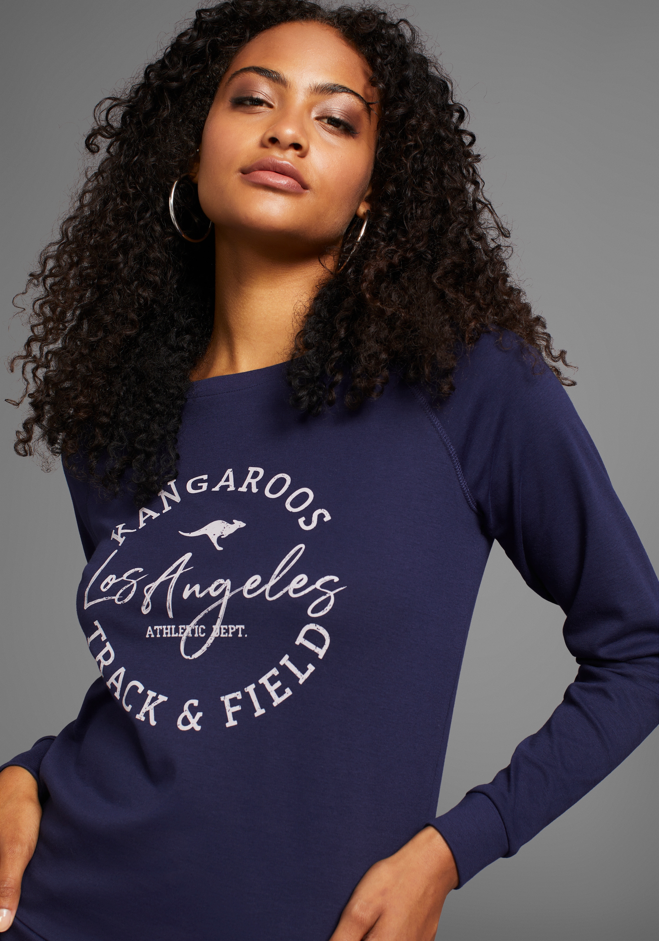 KangaROOS Sweatshirt, mit Frontprint