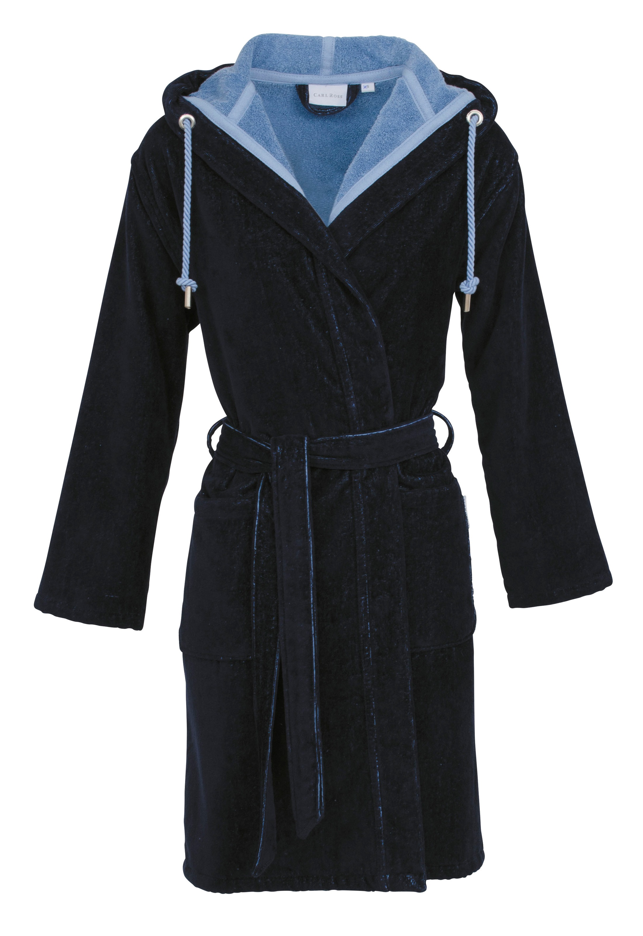 Carl Ross Unisex-Bademantel »493310« 1 Stk. tlg. in blau, Größe XS