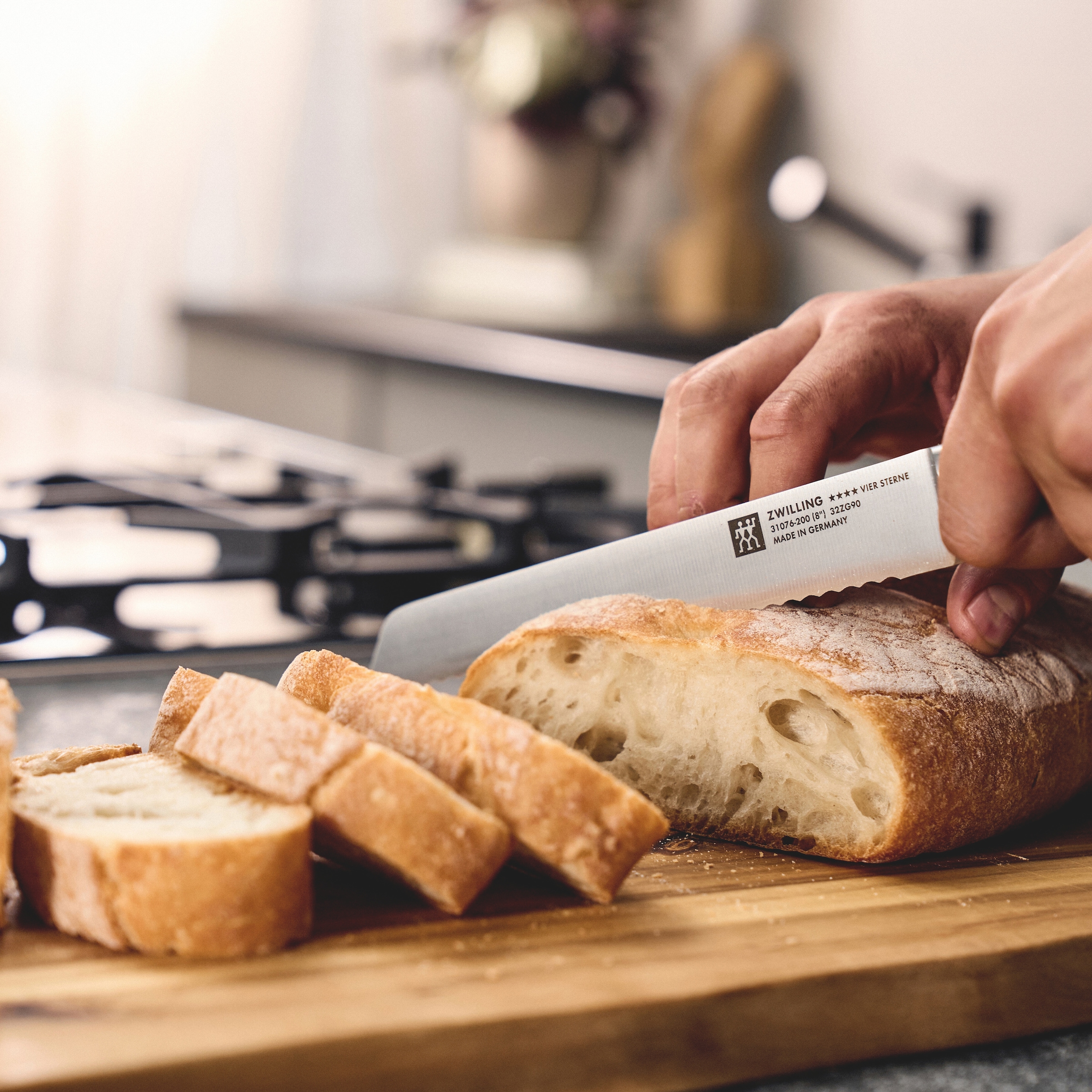 Zwilling Messerblock »**** VIER STERNE« 7 Made in Germany, Sonderschmelze, inkl. Vielzweckschere & Wetzstahl