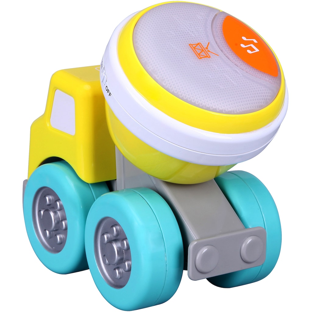 bbJunior Spielzeug-Betonmischer »Drive N Rock Zement Mixer mit Trommel«, mit Licht- und Soundeffekten