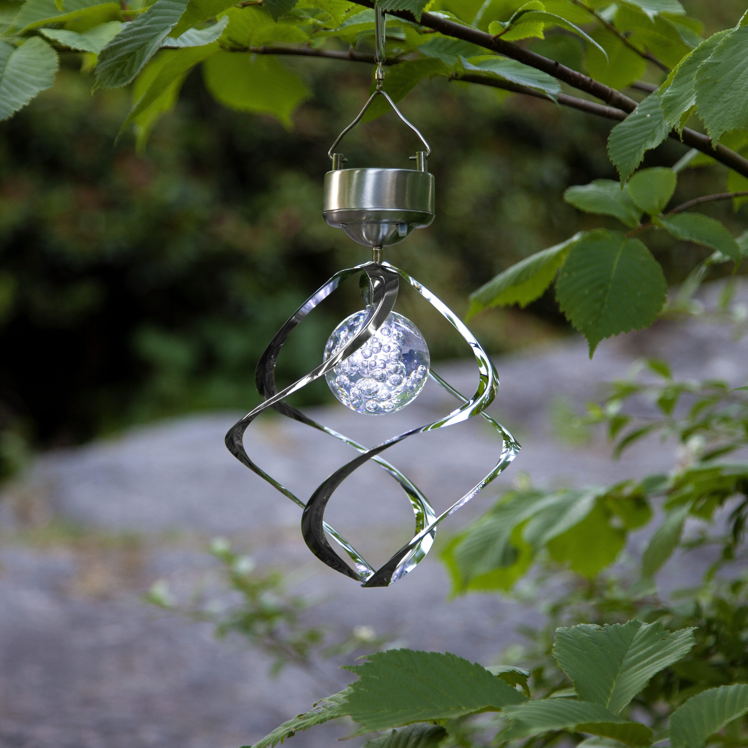 Parforce Traditional Hunting LED Solarleuchte »Solar-Windspiel Roma« LED-Board 1 Stk. Neutralweiß 1 LED mit weißem Licht, Dämmerungssensor