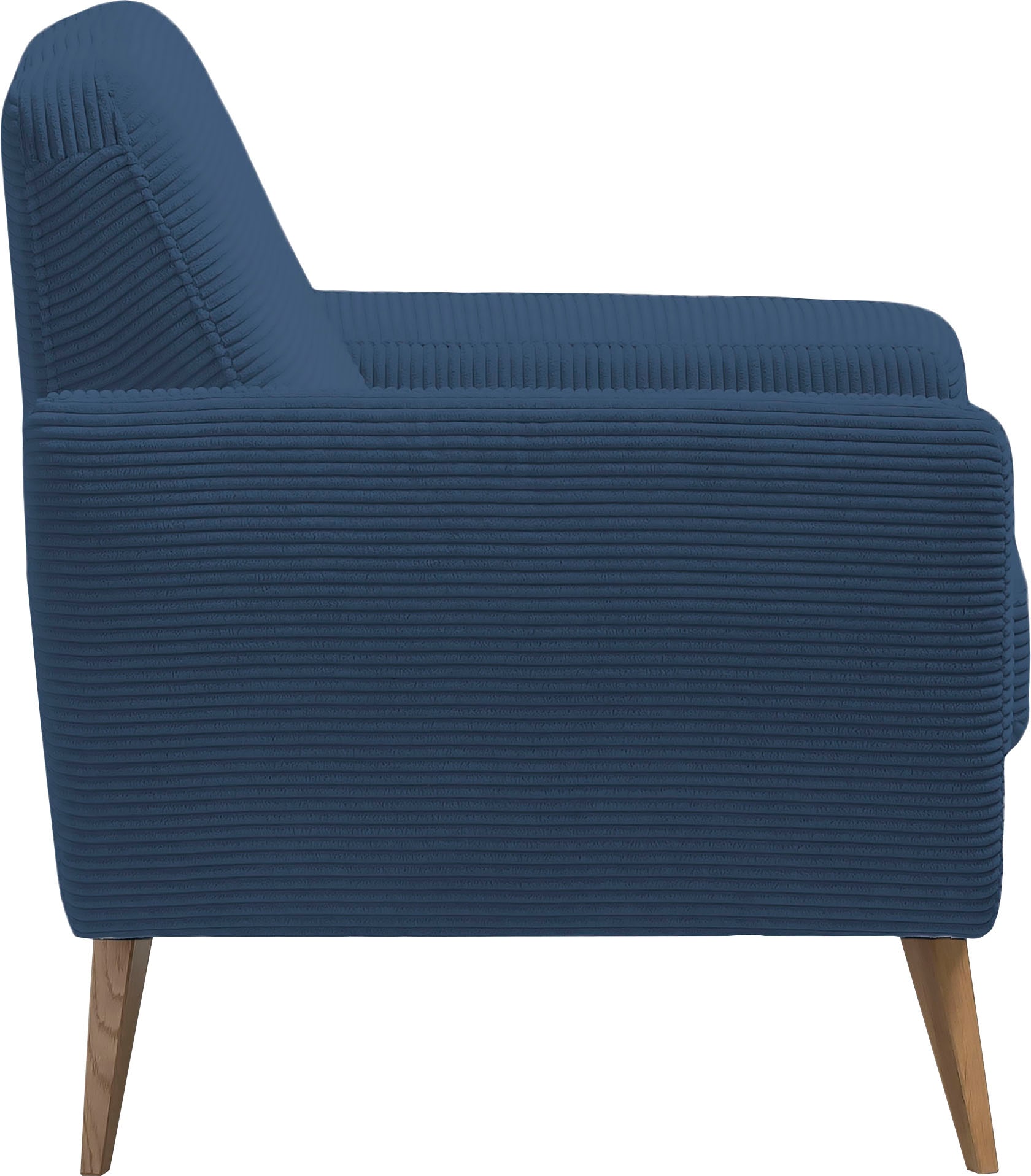 exxpo - sofa fashion Sessel »Samso, Loungesessel«, elegant und bequem, aktueller Cord Bezug