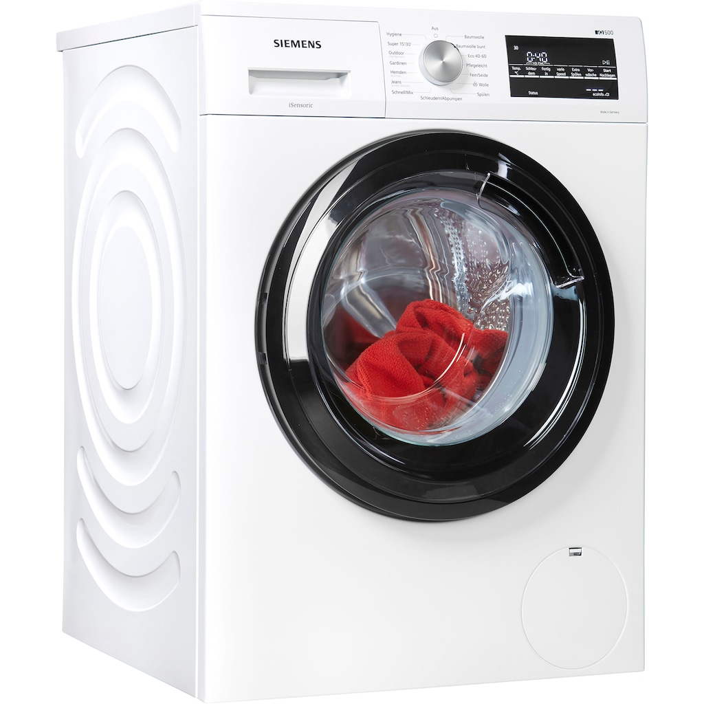 SIEMENS Waschmaschine »WM14G400«, iQ500, WM14G400, 8 kg, 1400 U/min