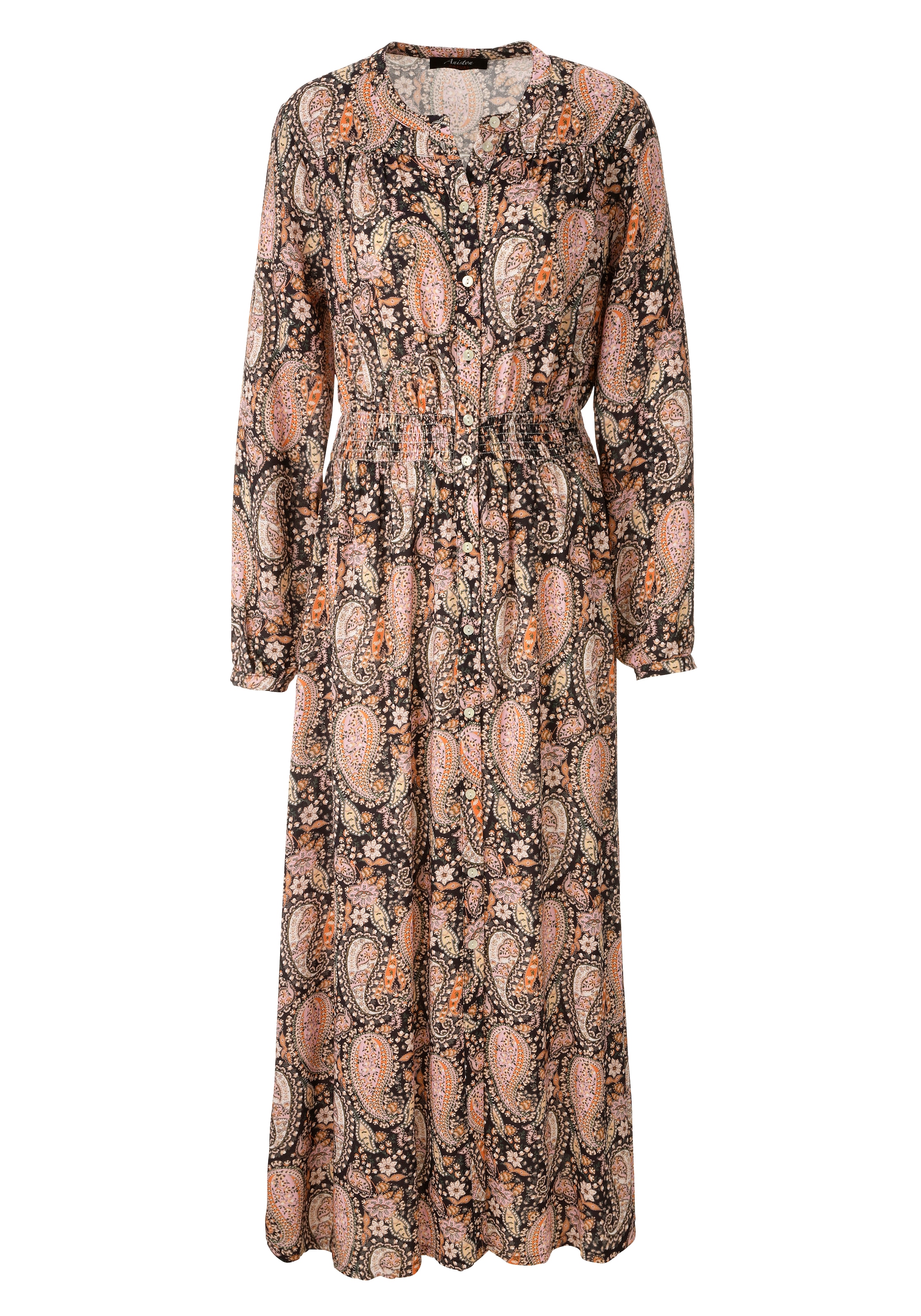 Aniston CASUAL Maxikleid mit fantasievollem Paisley-Muster bedruckt - NEUE KOLLEKTION