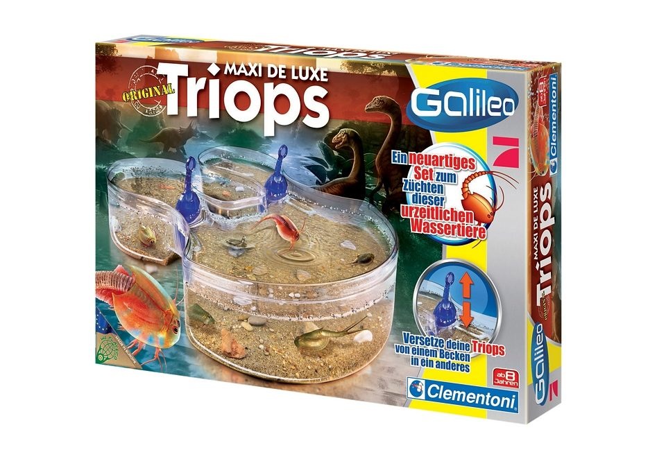 Clementoni® Experimentierkasten »Galileo Triops Maxi de Luxe«, Made in Europe