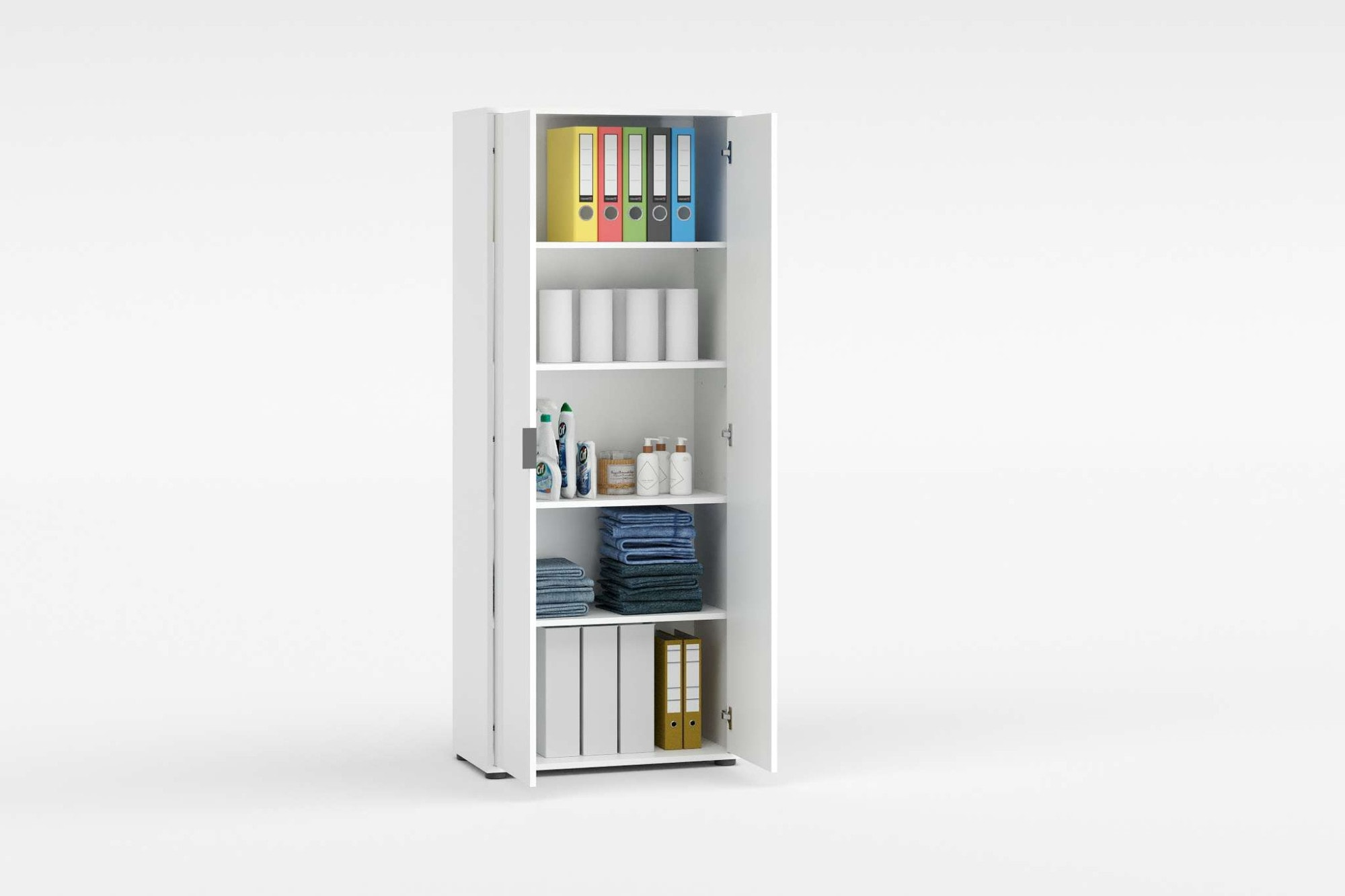 INOSIGN Mehrzweckschrank »Stauraumschrank , Breite 72,5 cm , Höhe 178 cm« 1 Stk. tlg. 2 Türen, 4 Einlegeböden-Schrank hochglanz lackiert