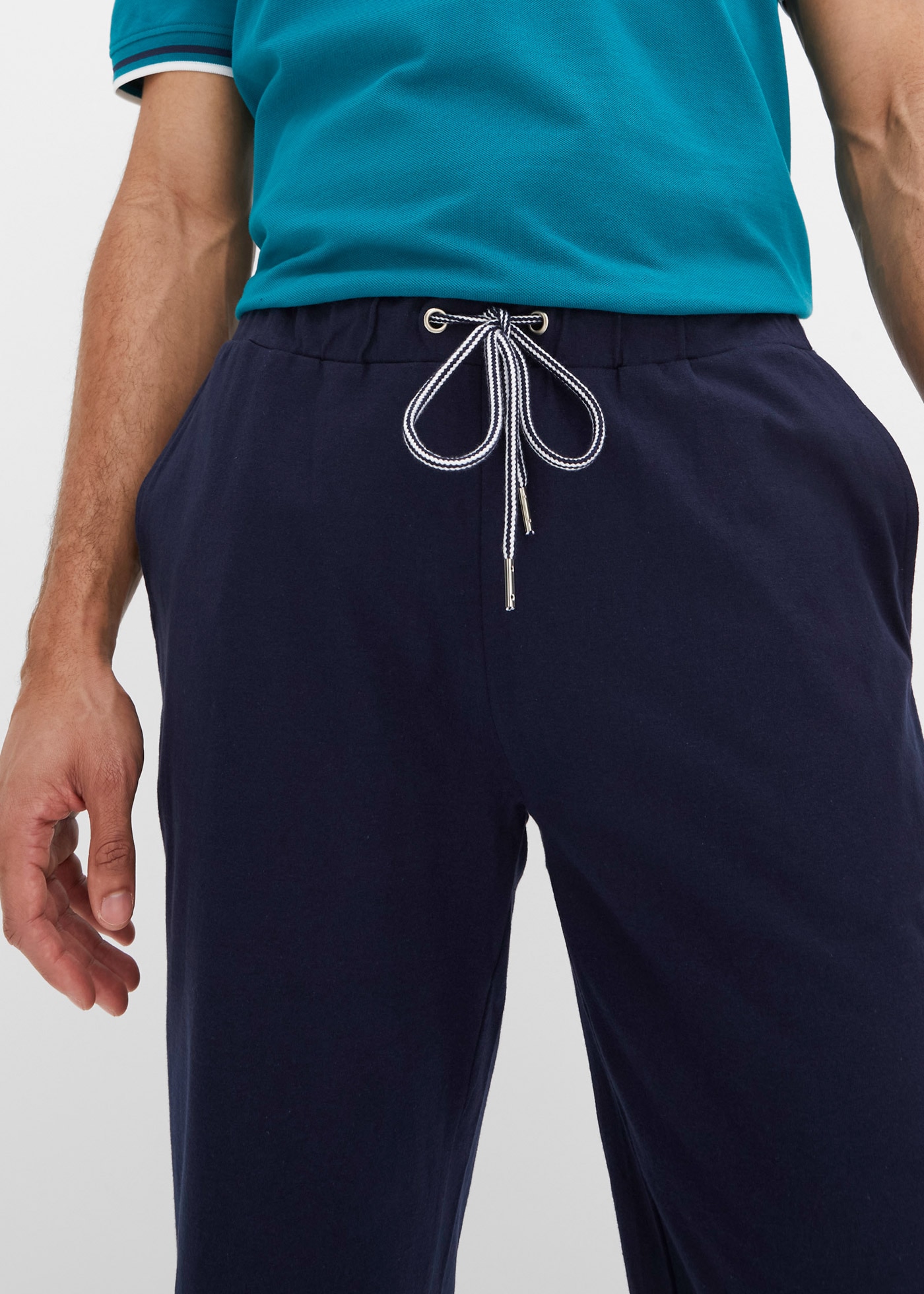 bonprix Bermudas  aus Baumwolle, mit Kordelverschluss, Regular Fit