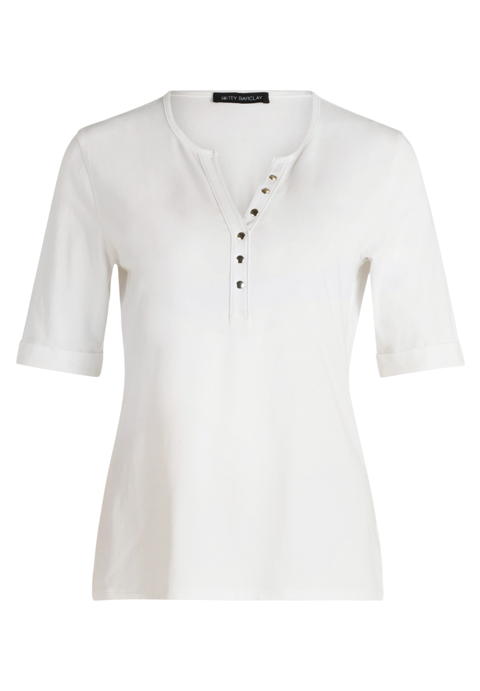 Betty Barclay T-Shirt »Basic Shirt mit Knöpfen«