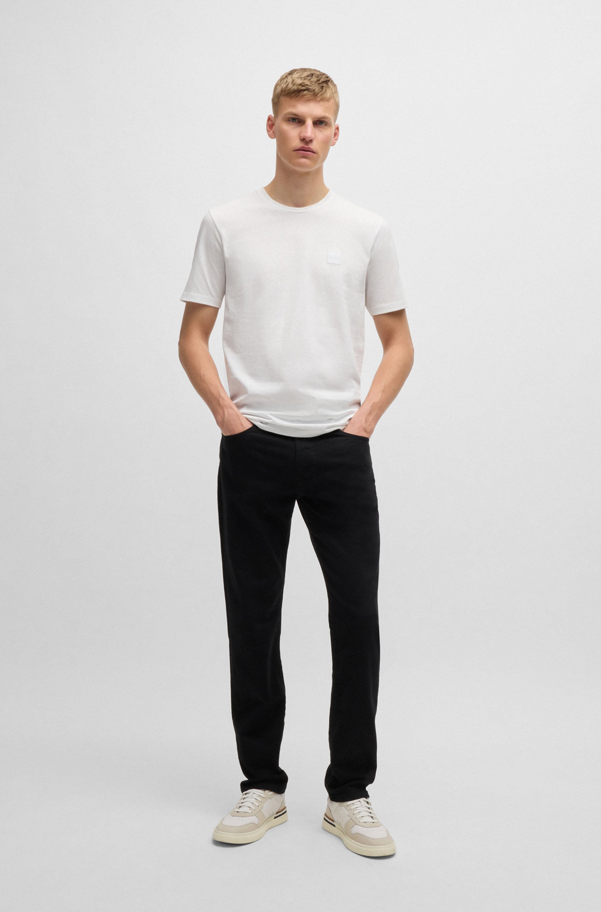 BOSS ORANGE T-Shirt »Tales«, mit BOSS Stickerei auf der Brust