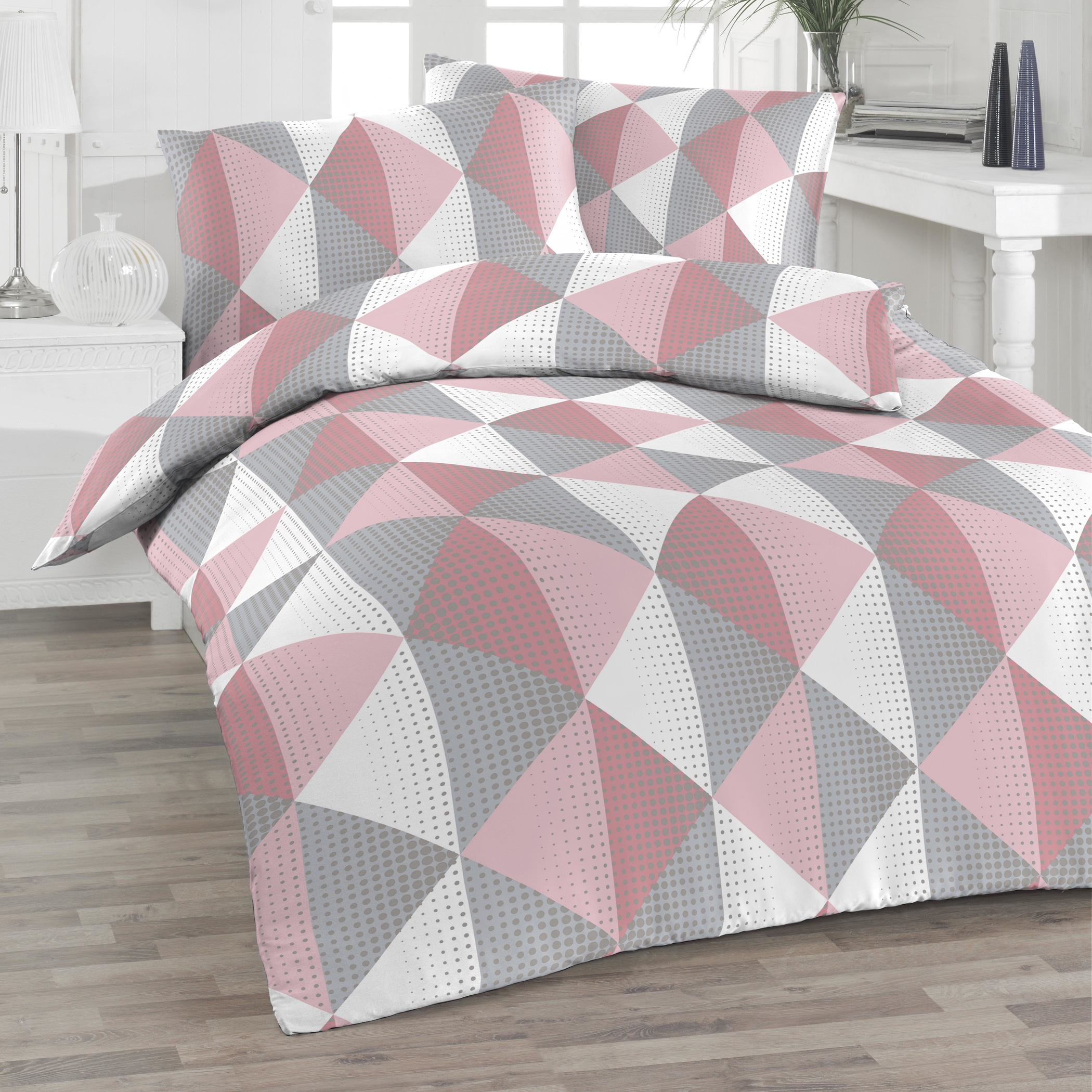 Florella Bettwäsche »»Siam silber « Fein-Renforcé,  100% Baumwolle«